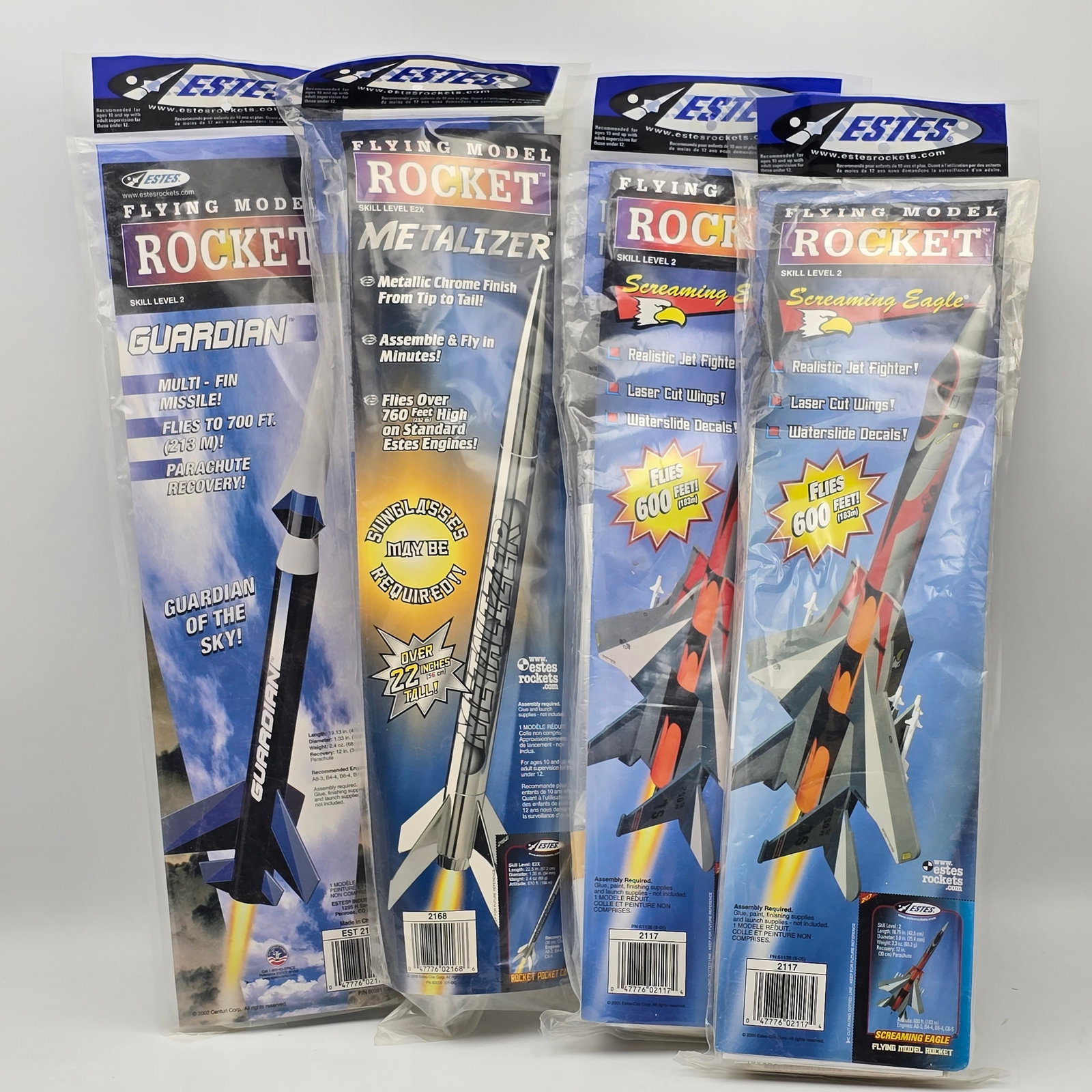 Estes Model Rocket Kit Lot of 4 (1 of 9)