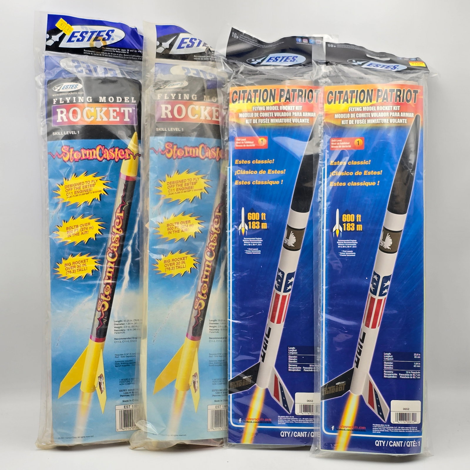 Estes Model Rocket Kit Lot of 4 (1 of 10)