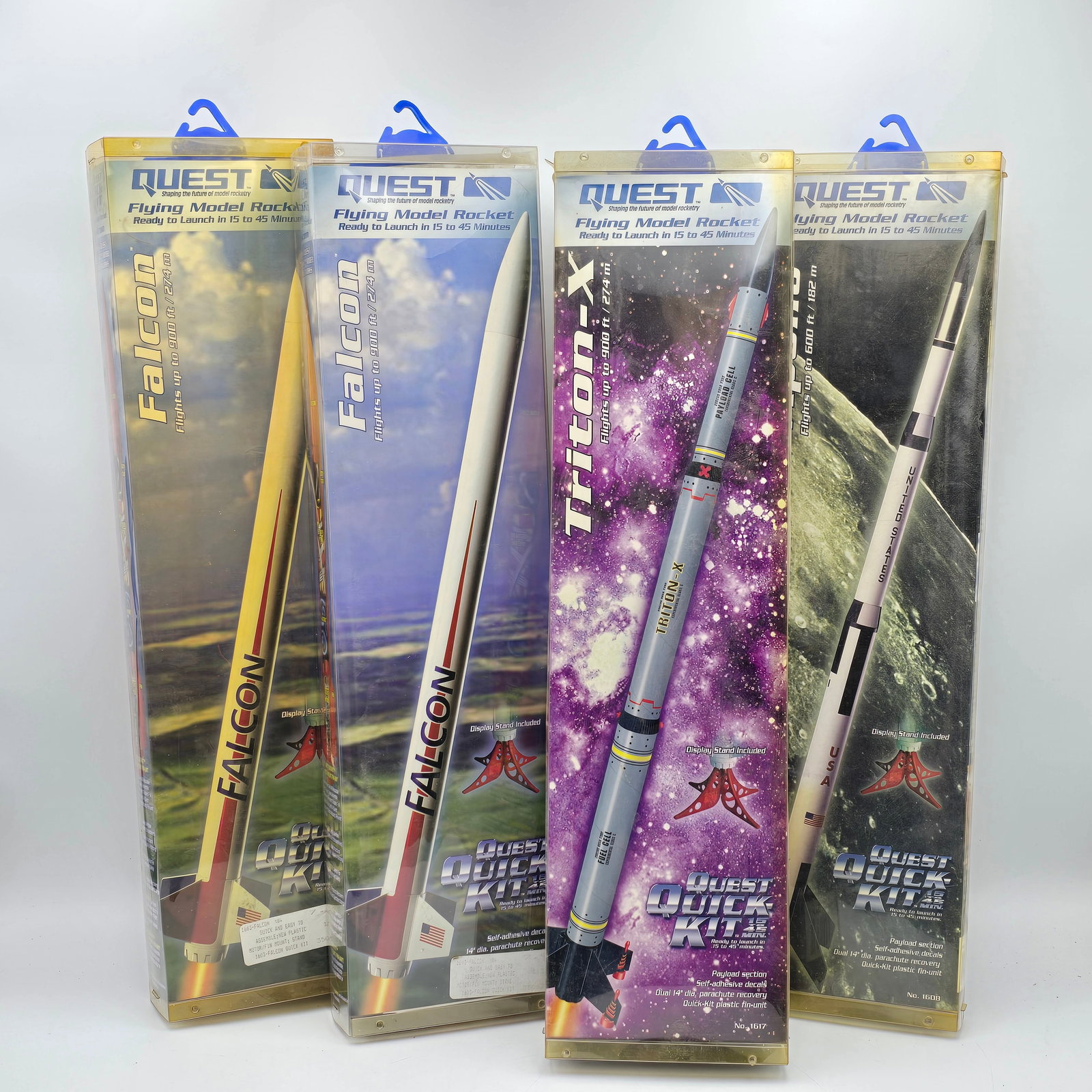 Quest Model Rocket Kit Lot of 4 (1 of 13)