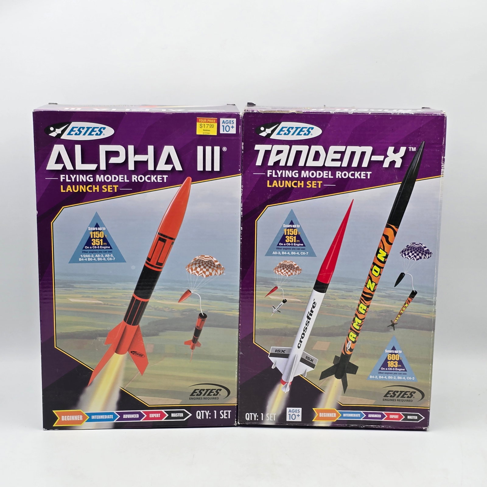 Estes Model Rocket Kit Lot of 2 (1 of 6)