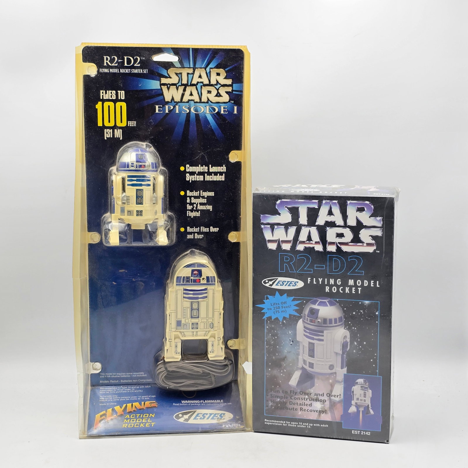 Pair of Estes Star Wars R2-D2 Rockets (1 of 6)