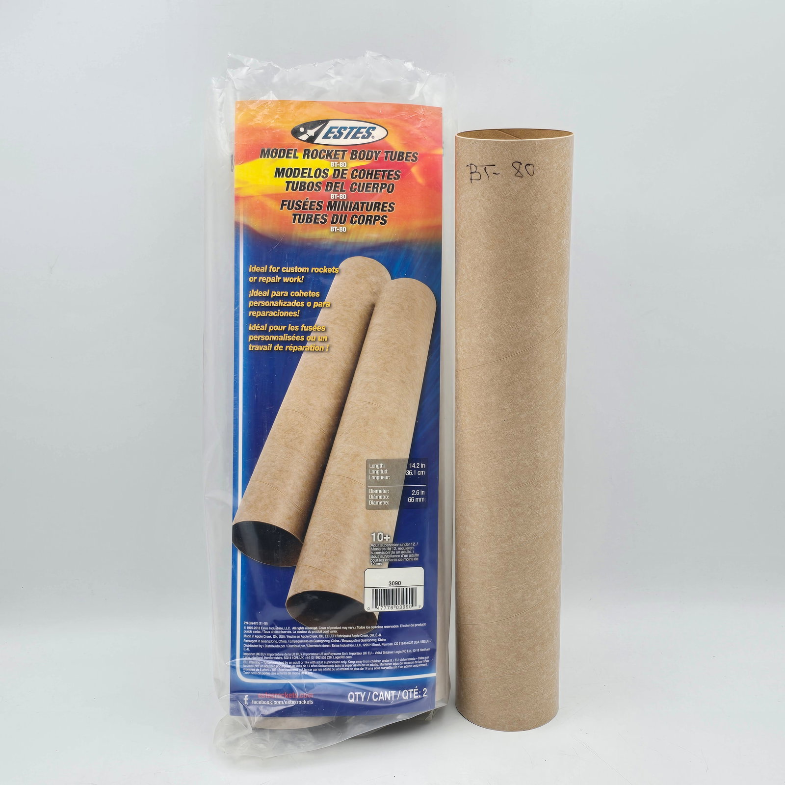 Estes Model Rocket Tubes Lot - 3