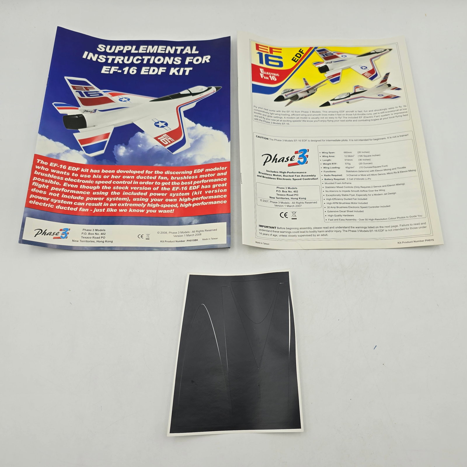 Phases 3 EF16 Plane Model - 8