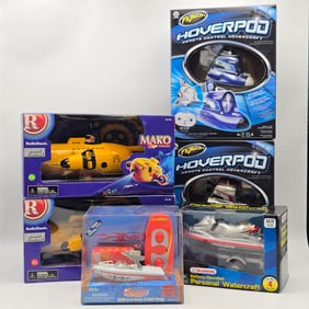 RC Boats & Hovercraft Lot of 6