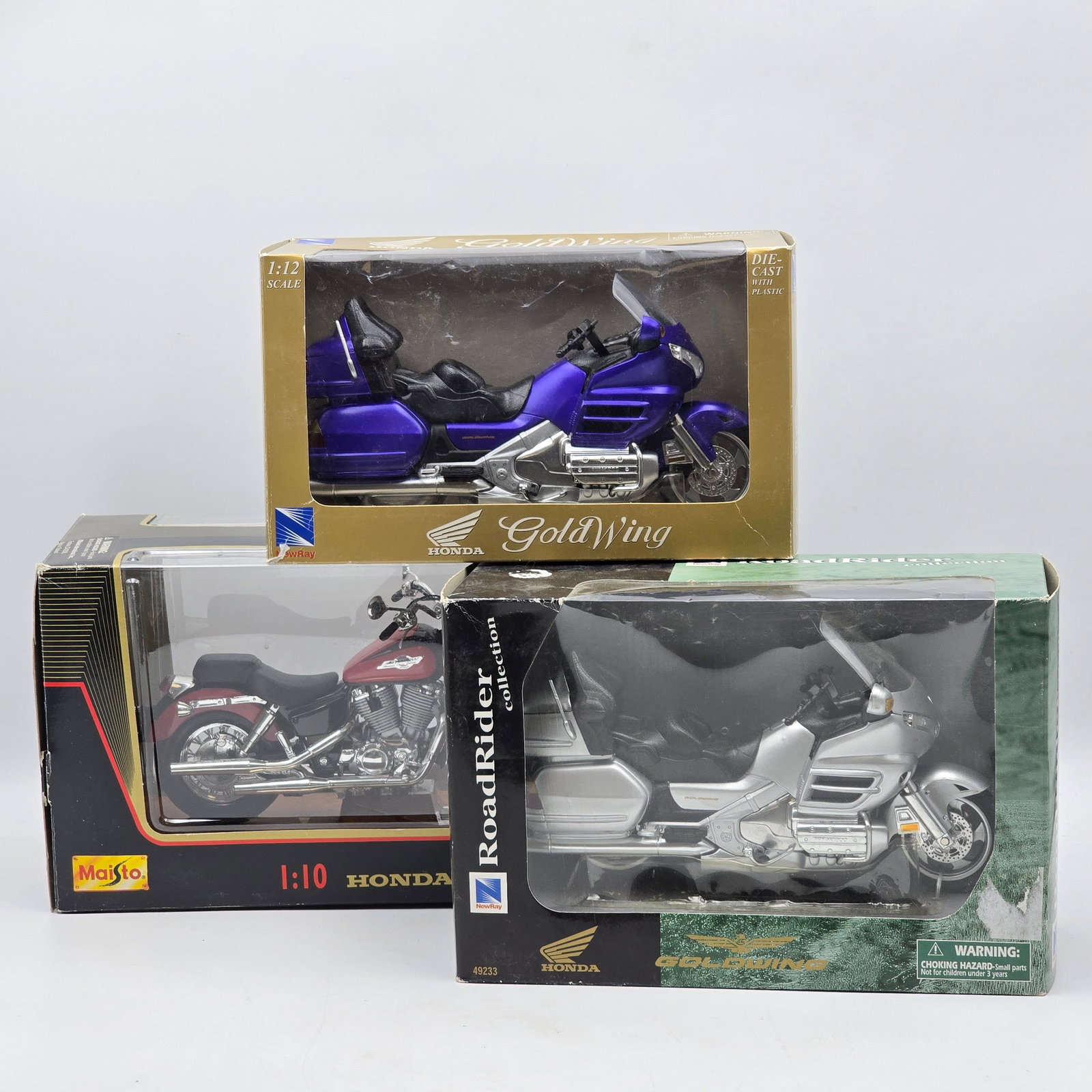 Large Scale Motorcycle Lot of 3 (1 of 7)