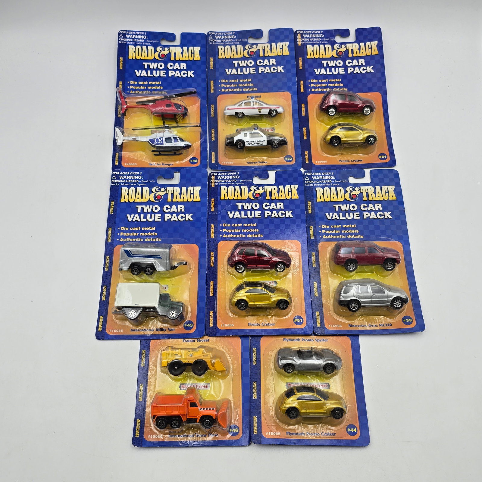 Lot of 8 Road & Track 2 Packs (1 of 5)