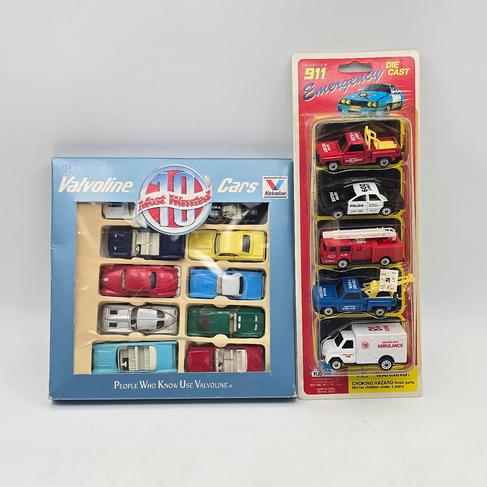 Valvoline Car Set & 911 Emergency Pair (1 of 3)