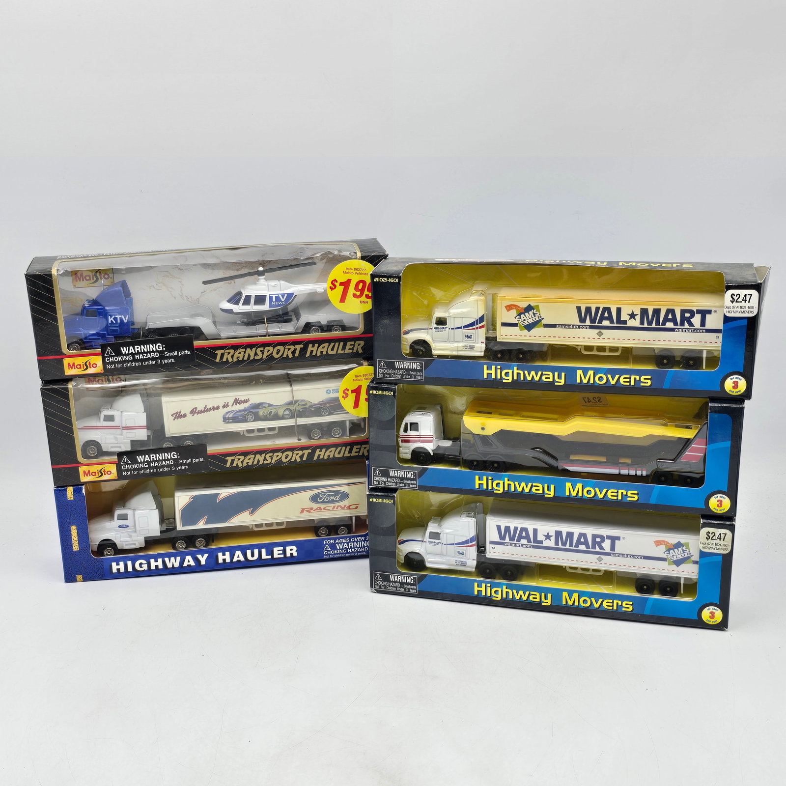Diecast Transport Hauler Lot of 6 (1 of 5)