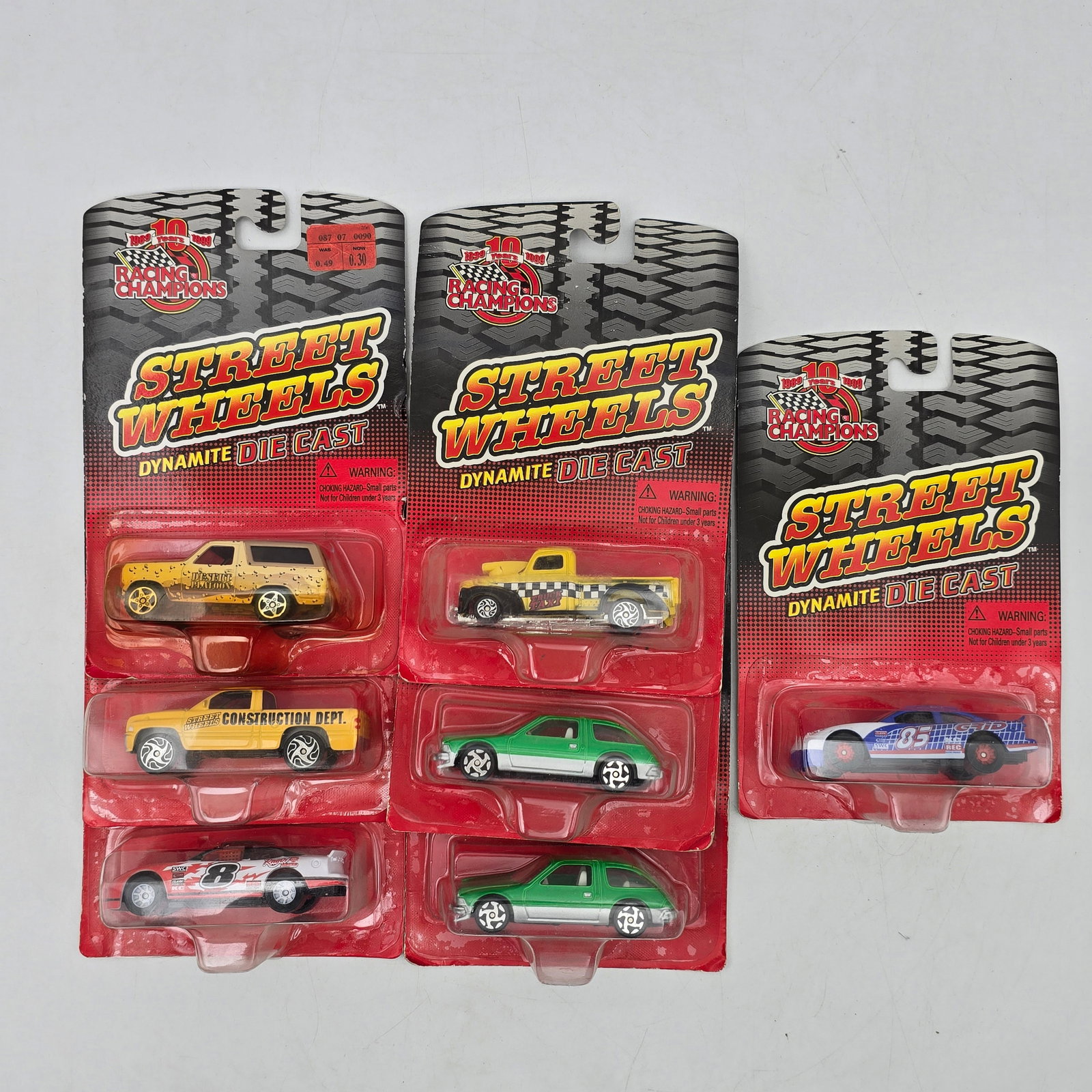 Street Wheels Diecast Lot of 7 (1 of 6)