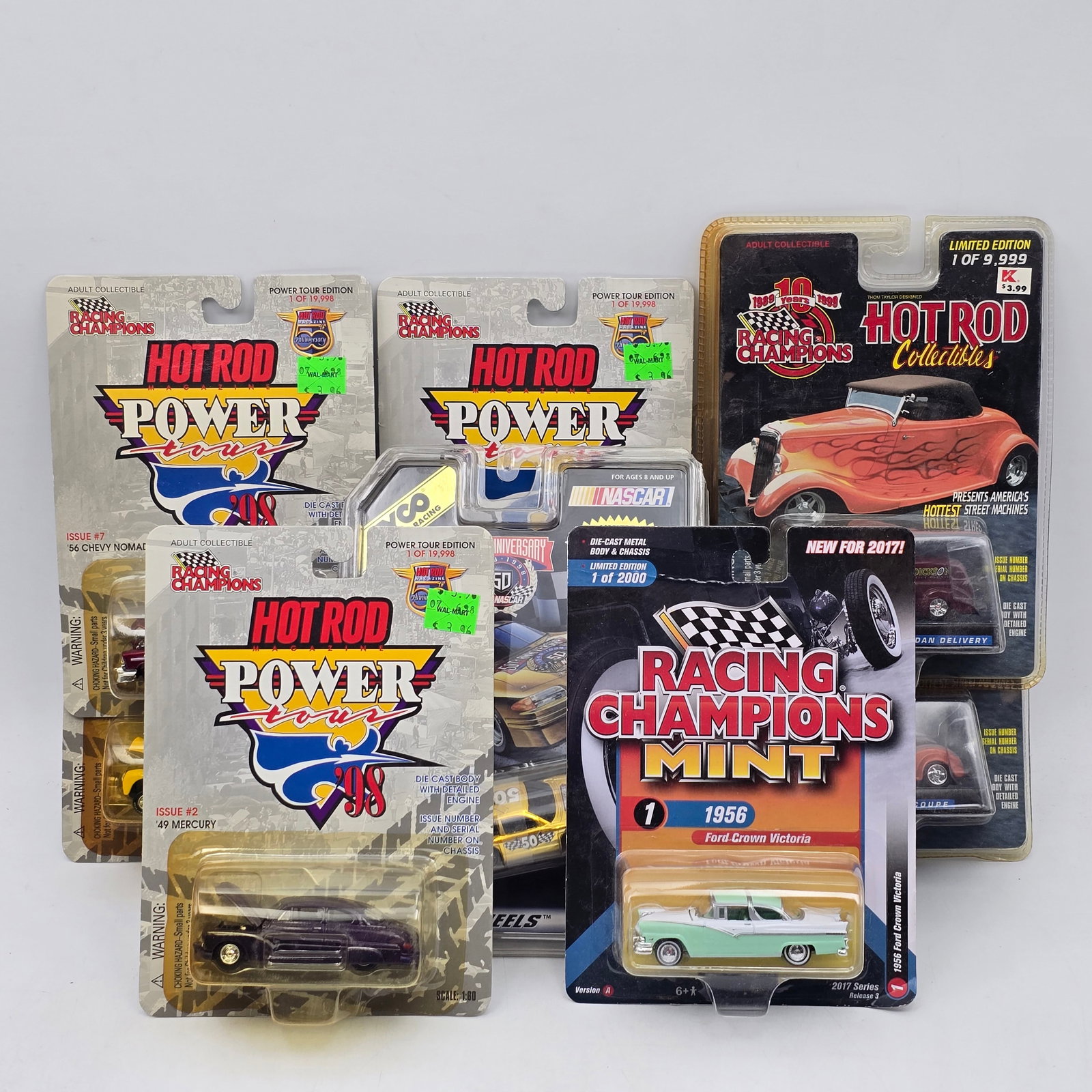 Lot of 9 Assorted Racing Champions Die cast models. (1 of 11)