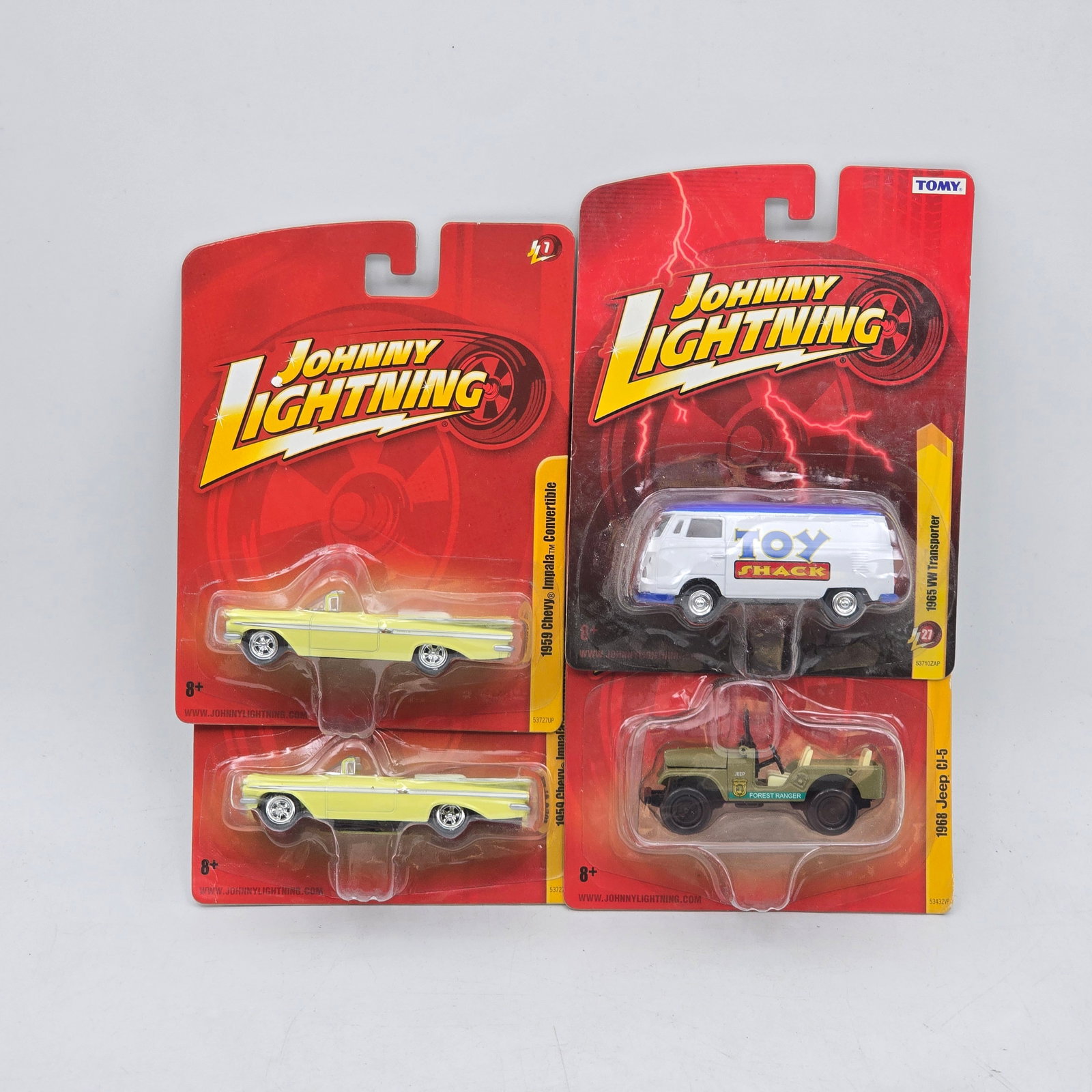 Lot of 4 Johnny Lighting Die Cast Car Models (1 of 13)