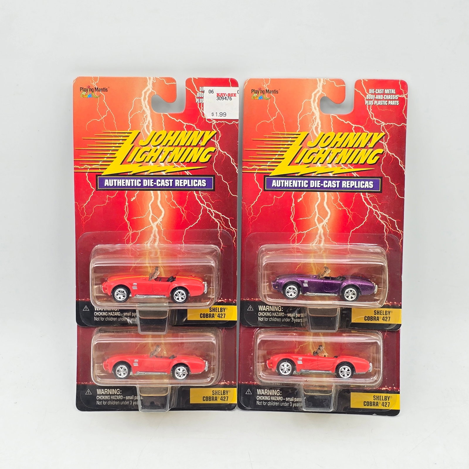Lot of 4 Johnny Lighting Die Cast Car Models (1 of 14)