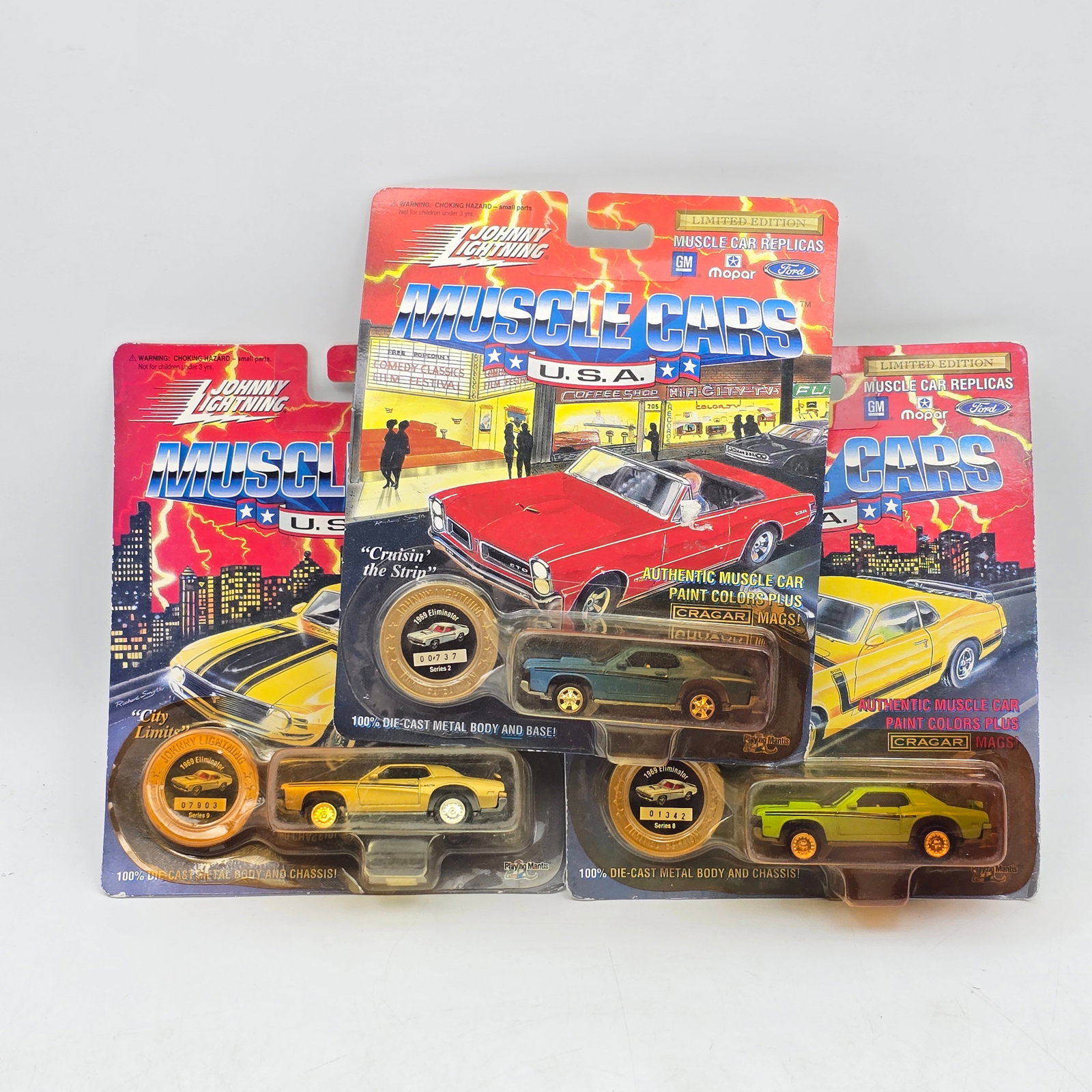 Lot of 3 Johnny Lightning Muscle Cars USA Models (1 of 14)