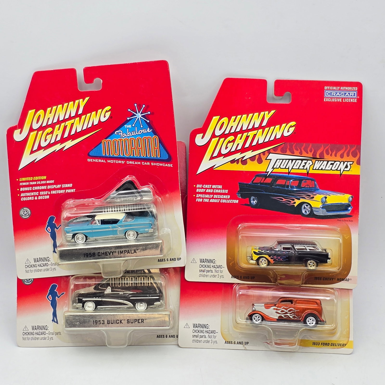Lot of 5 Johnny Lightning Die Cast Models (1 of 13)