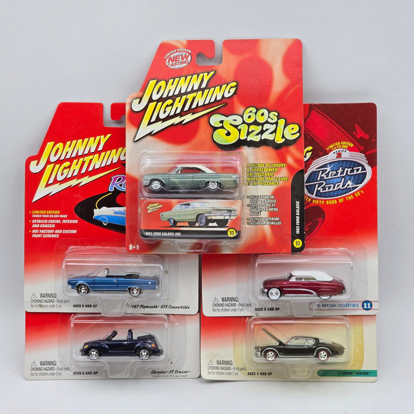 Lot of 5 Johnny Lightning Die Cast Models (1 of 20)