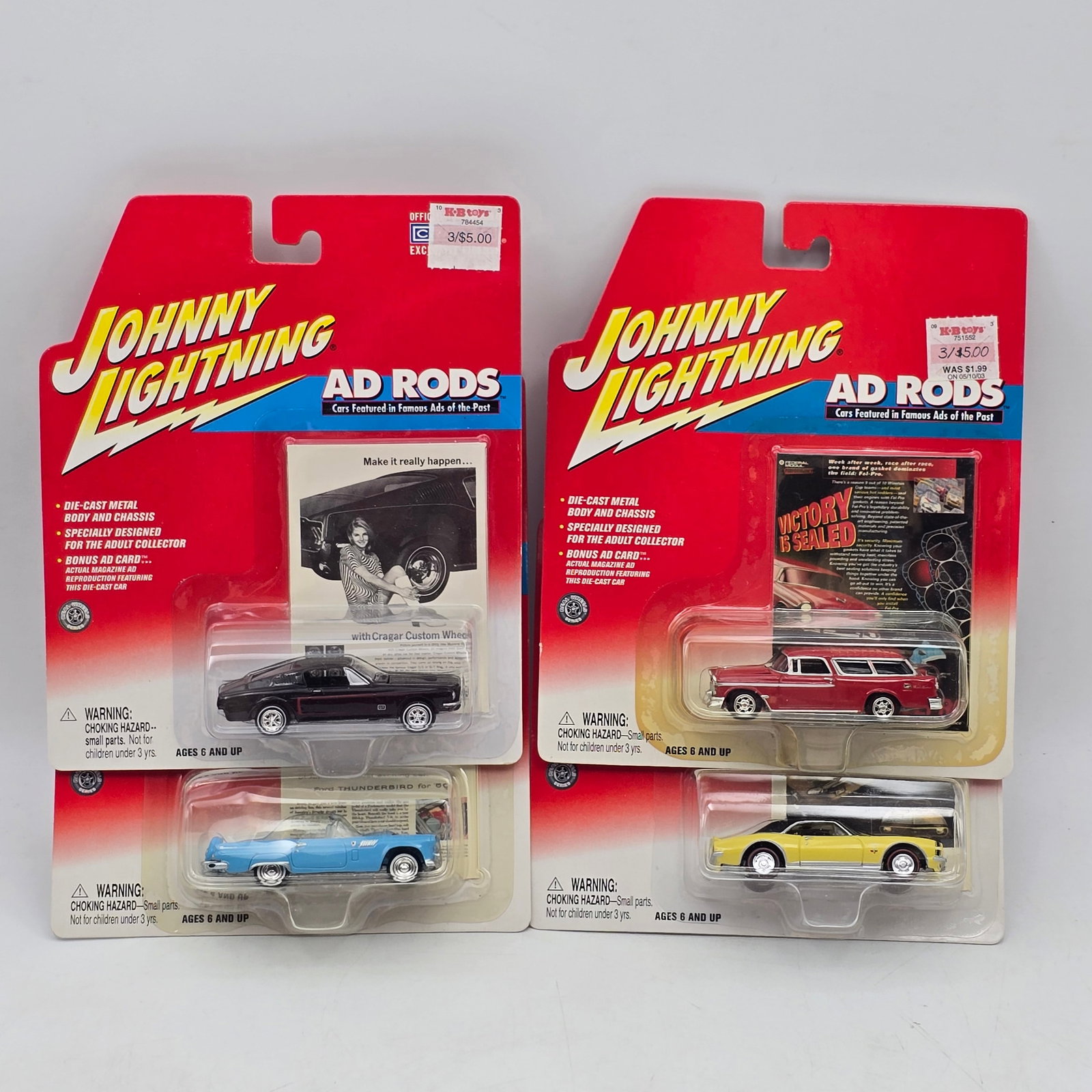 Lot of 4 Johnny Lightning Ad Rods Models (1 of 14)