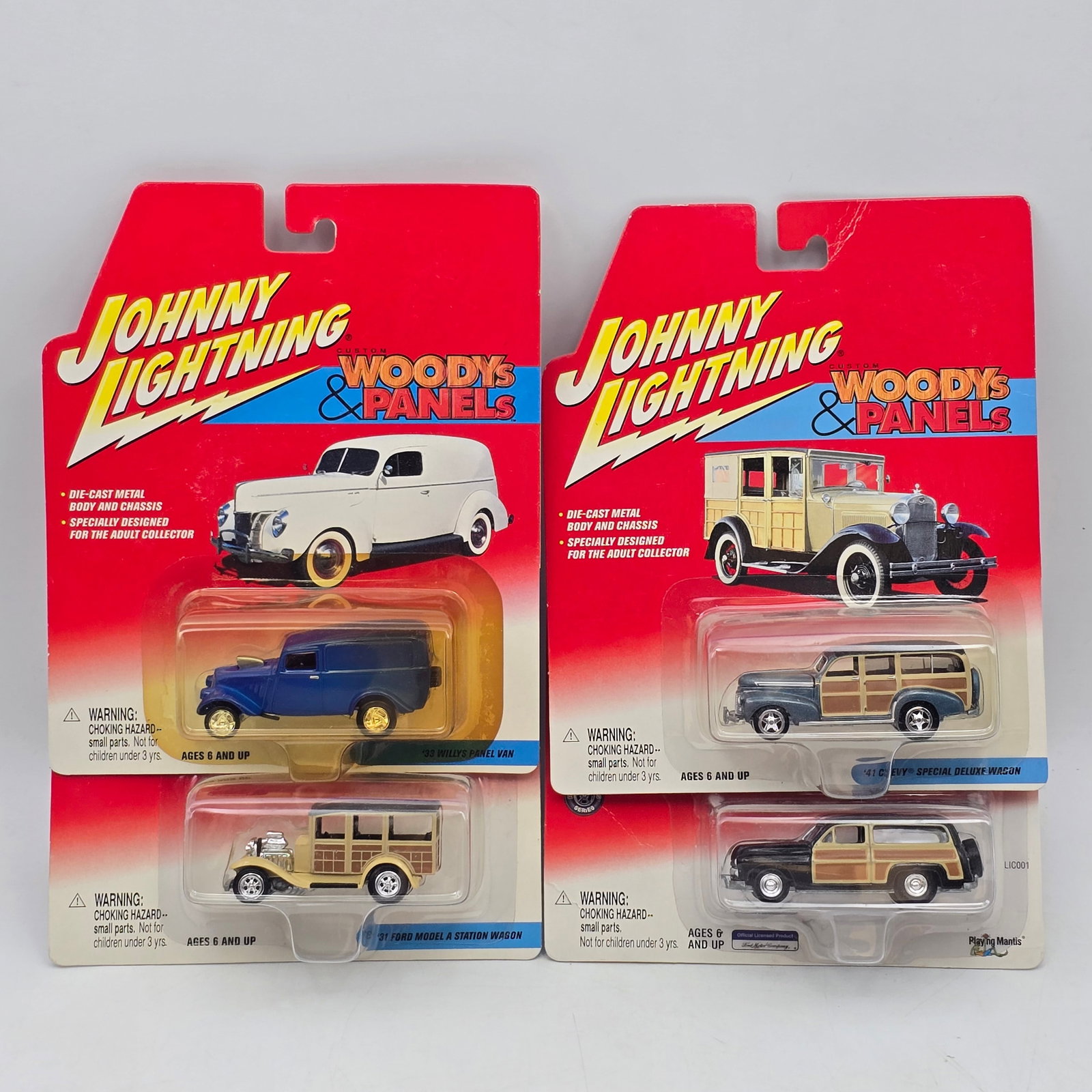 Lot of 4 Johnny Lightning Woody and Panel Models (1 of 13)
