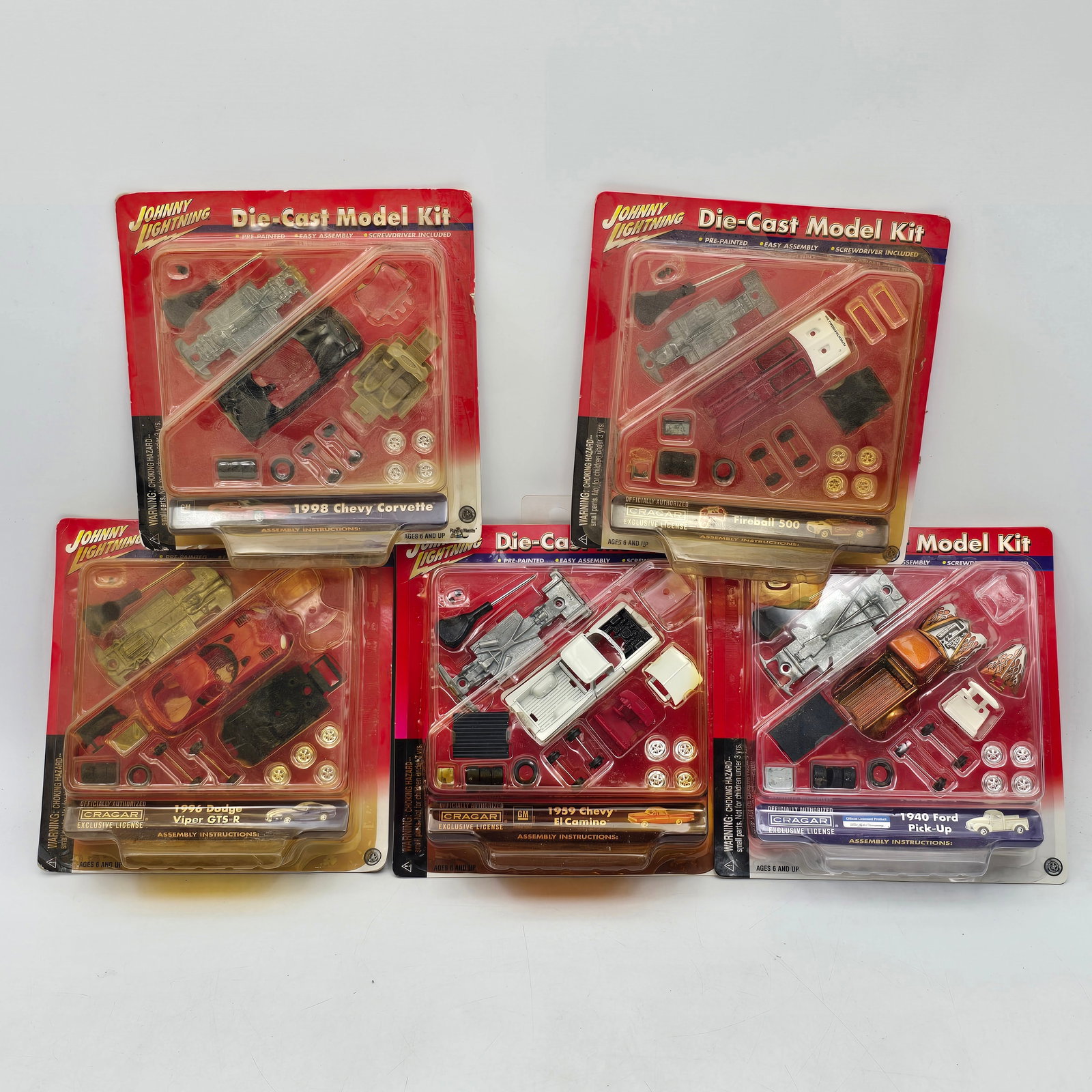 Lot of 5 Johnny Lightning Model Kits (1 of 7)