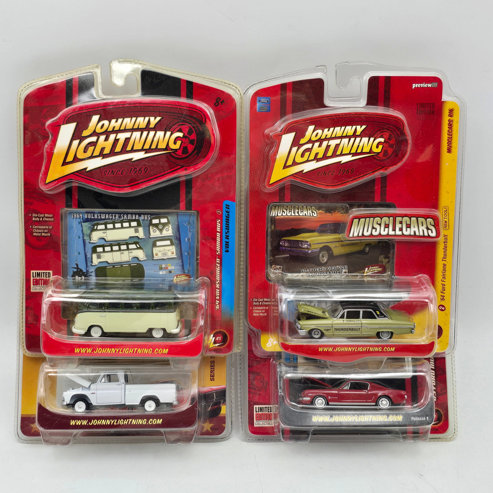 Lot of 4 Johnny Lightning Models (1 of 5)