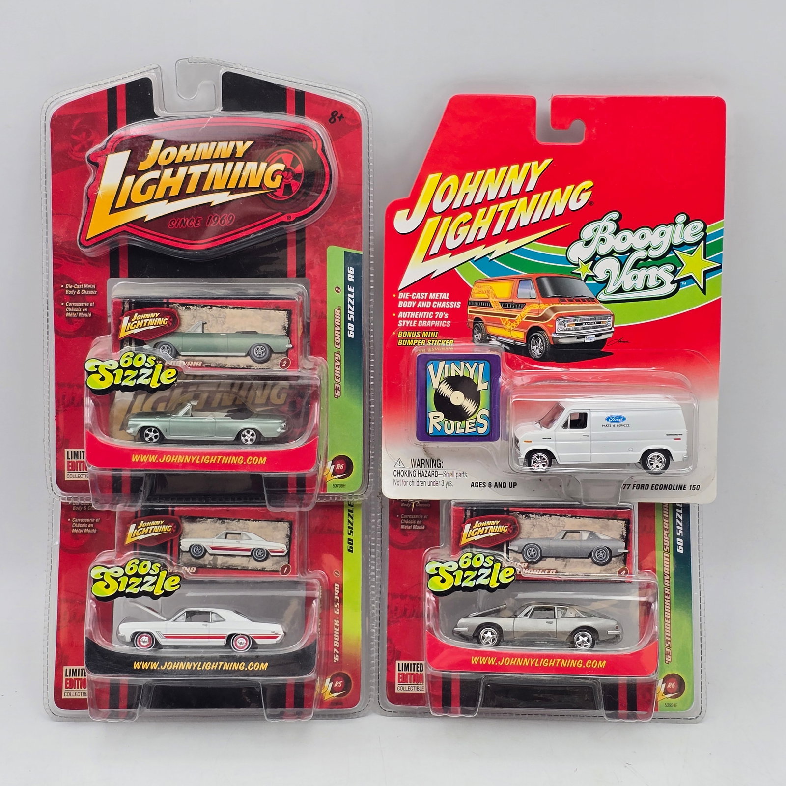 Lot of 4 Johnny Lightning Diecast (1 of 11)