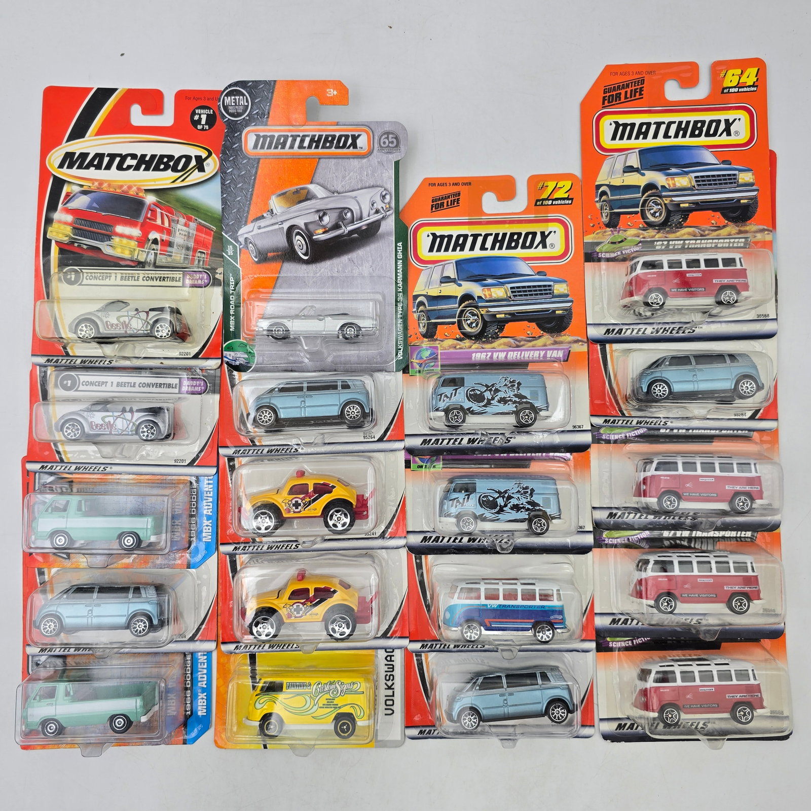 Matchbox Diecast Lot of 19 VW Vehicles (1 of 10)