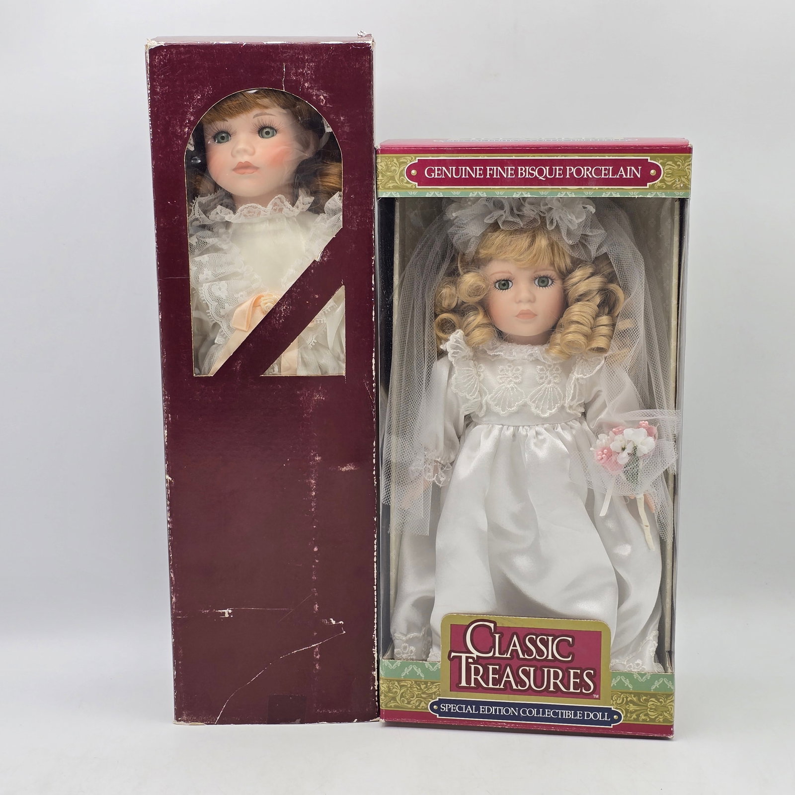 Pair of Porcelain Dolls (1 of 6)