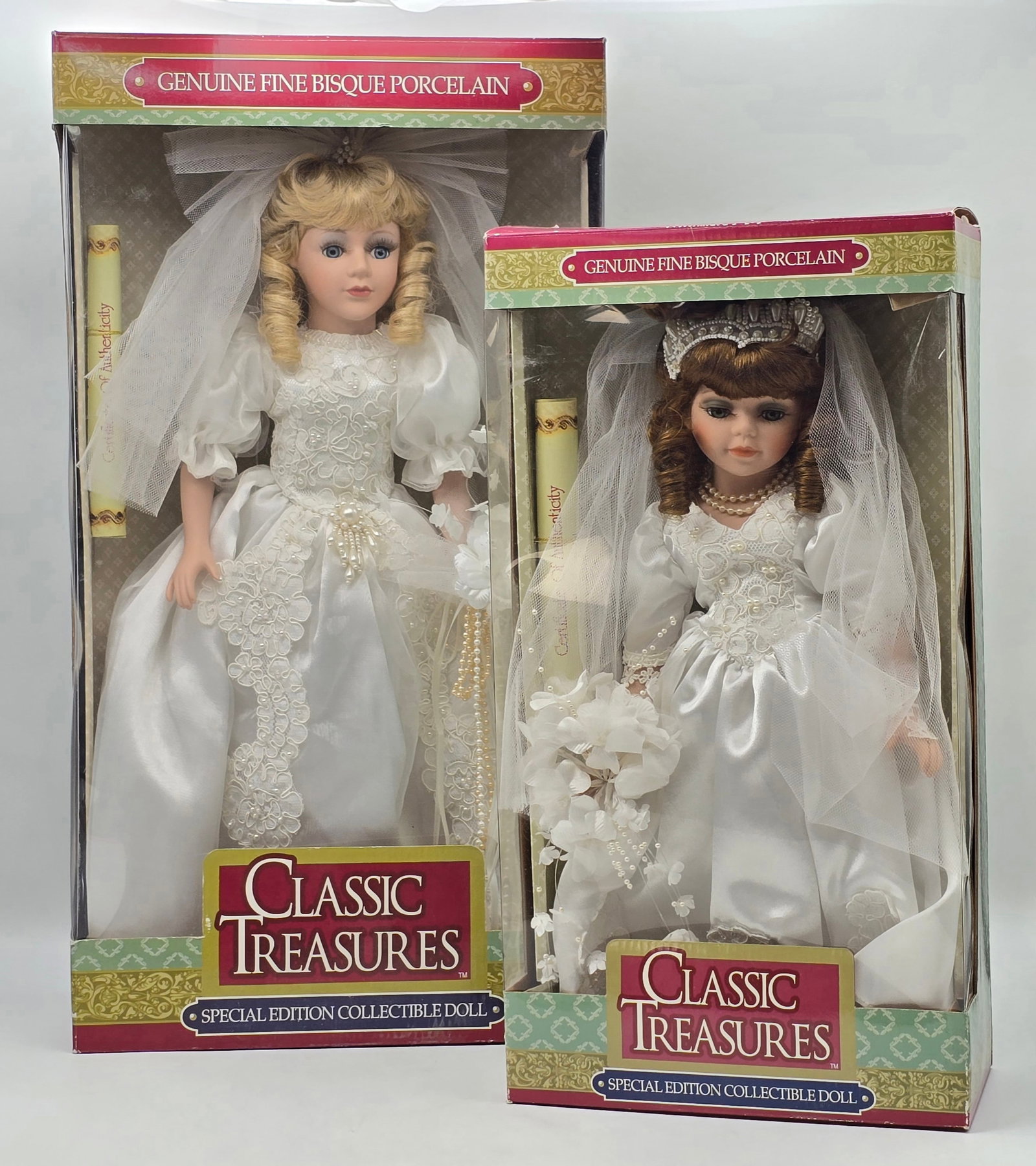 Pair of Porcelain Dolls (1 of 6)