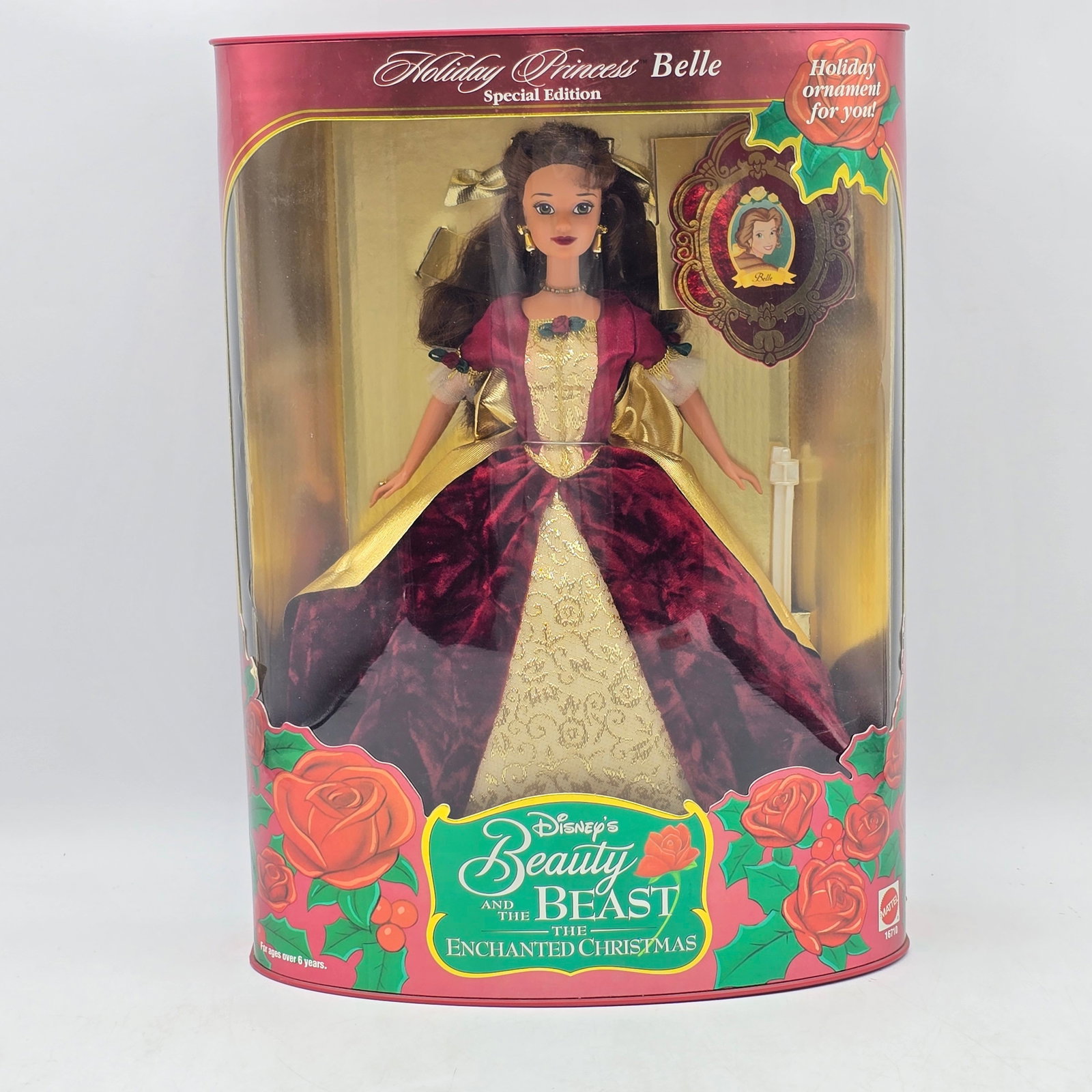 Mattel Holiday Princess Belle Special Edition Barbie: Mattel Holiday Princess Belle Special Edition Barbie Beauty and the Beast The Enchanted Christmas Box looks to be in decent condition, may have some shelf/storage wear. See photos for more