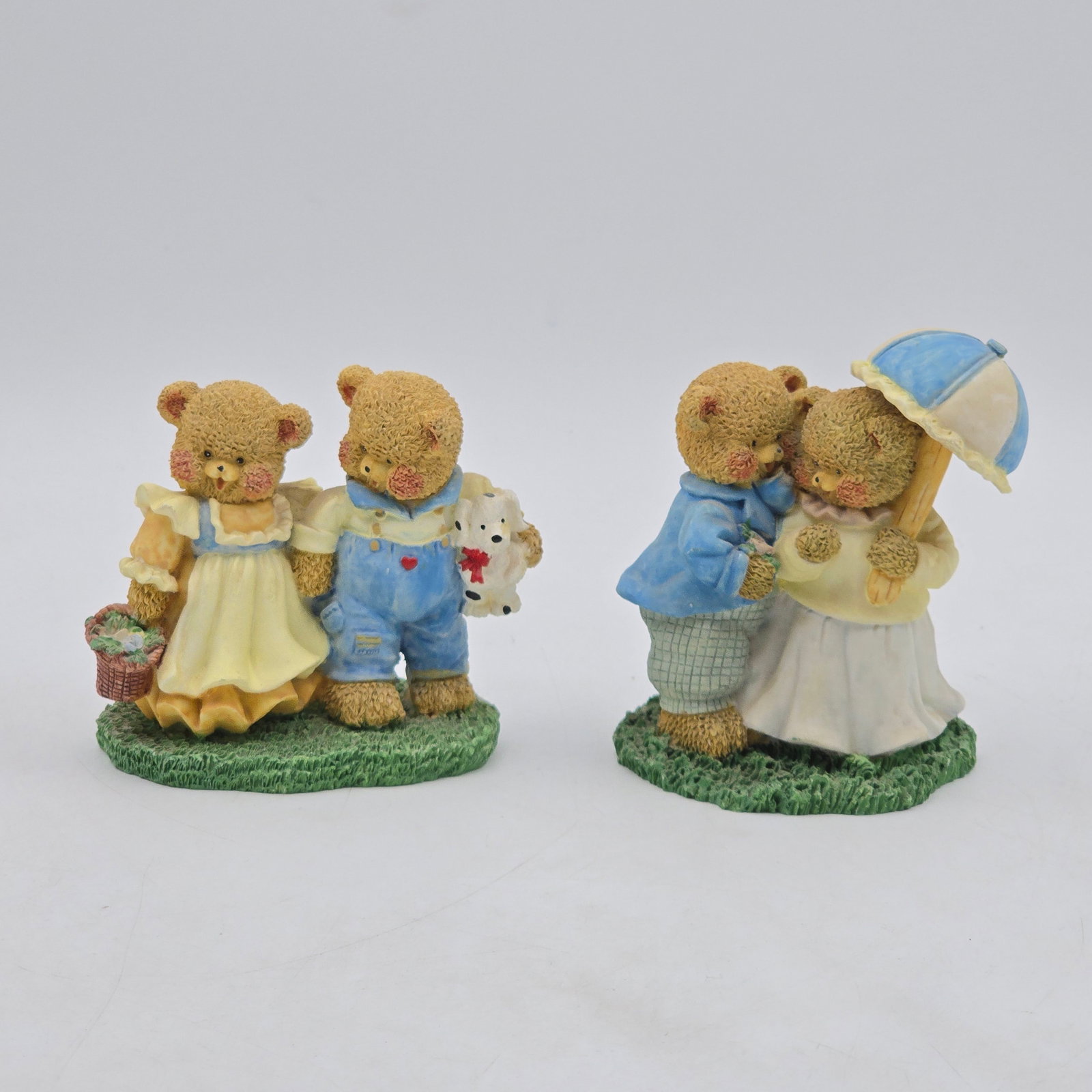 Teddy Bear Figurine Pair 2pc (1 of 2)