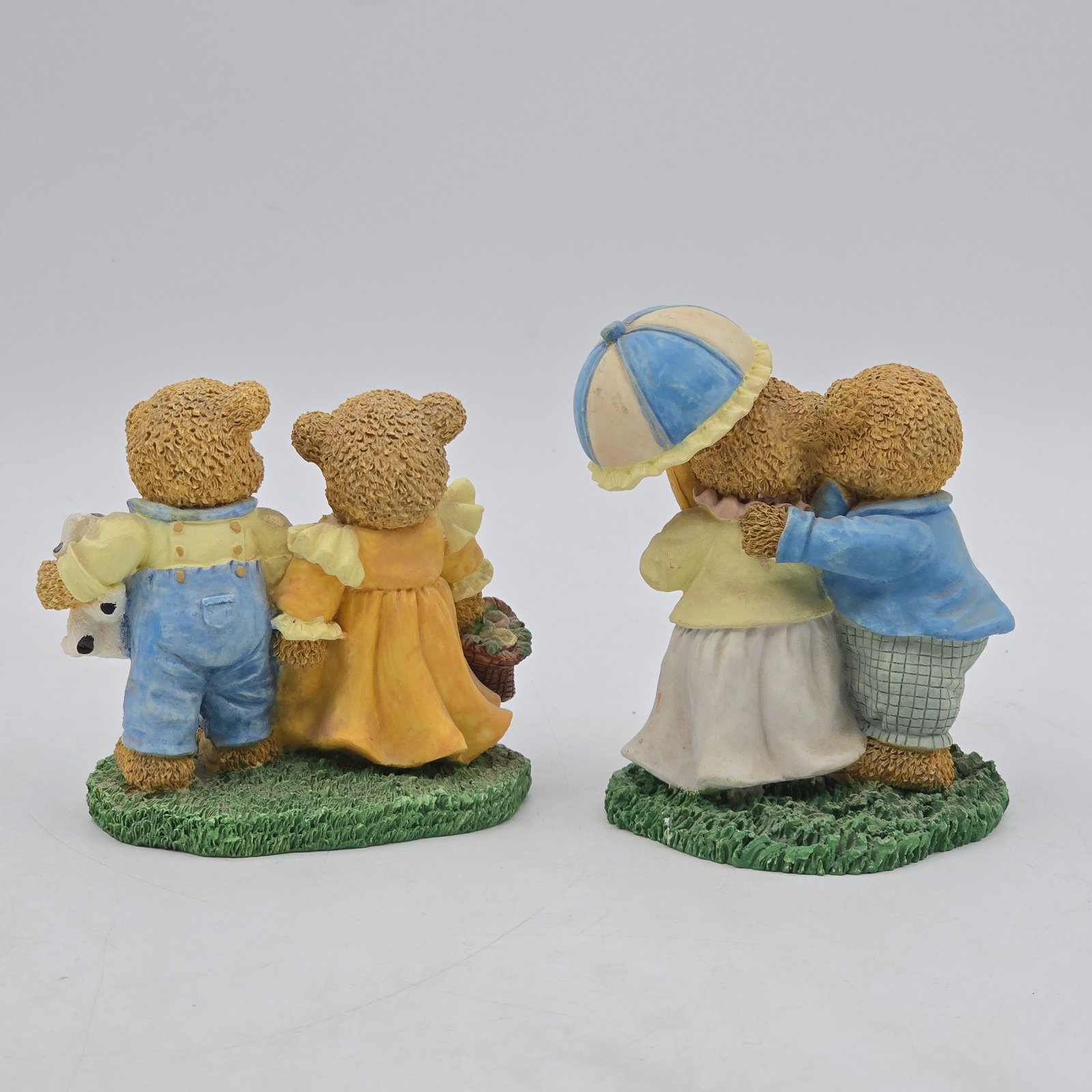 Teddy Bear Figurine Pair 2pc - 2