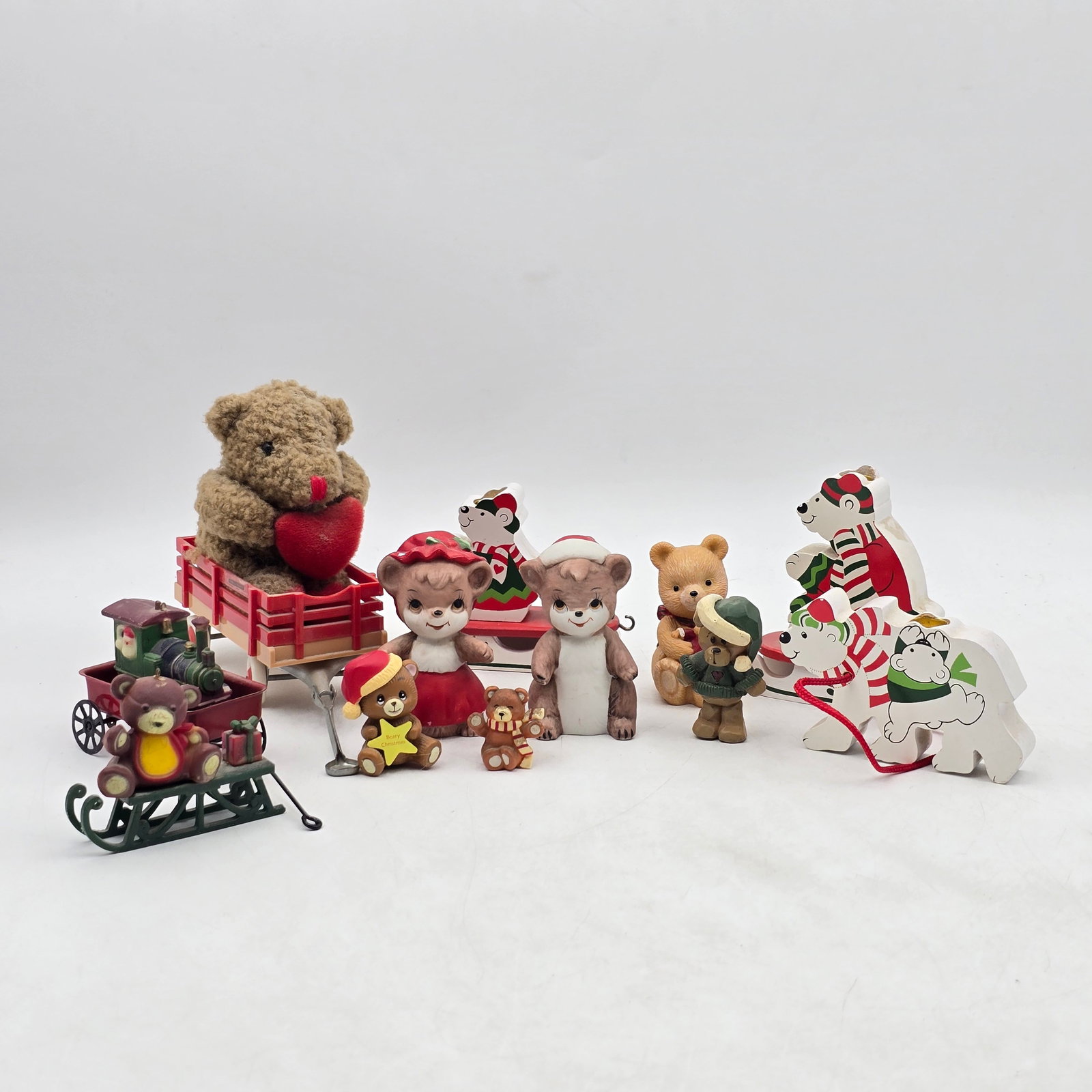 Teddy Bear Christmas Lot 12pc (1 of 9)