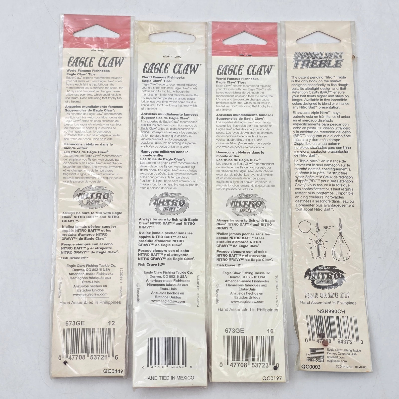 Eagle Claw Hooks Lot 7pc - 6