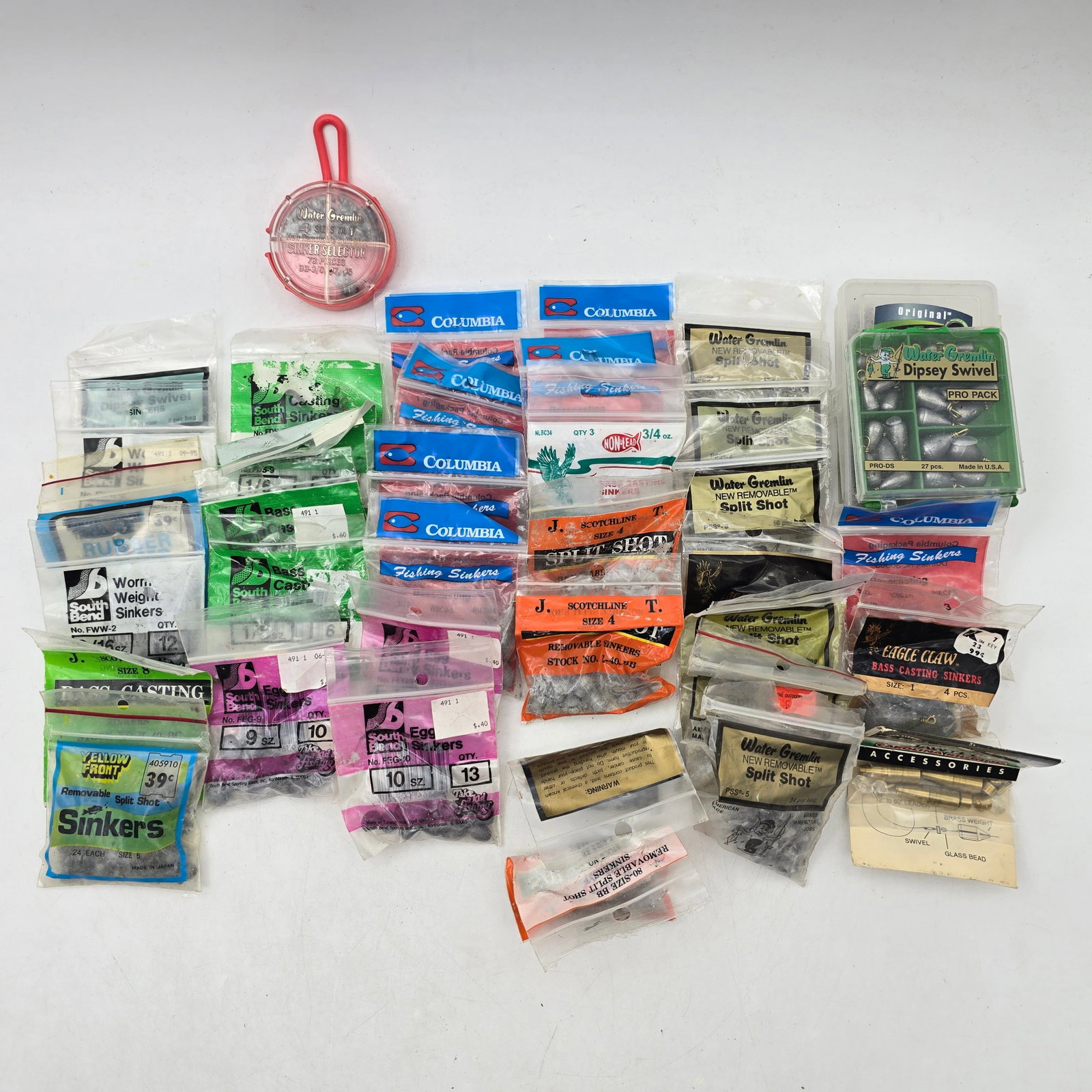 Fishing Sinkers Lot 37pc Mixed (1 of 6)