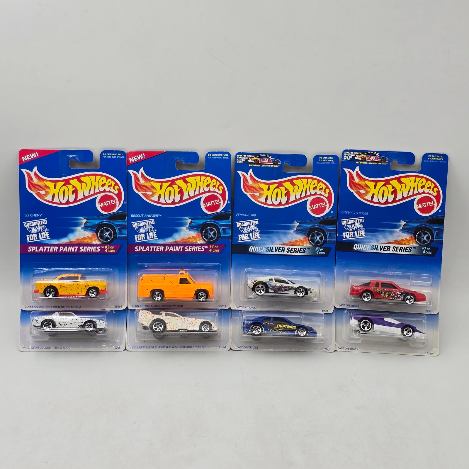 Hot Wheels Quicksilver & Splatter Lot of 8 (1 of 6)