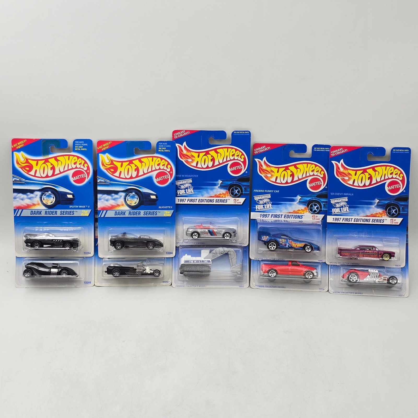 Hot Wheels Dark Rider & First Ed Lot of 10 (1 of 6)