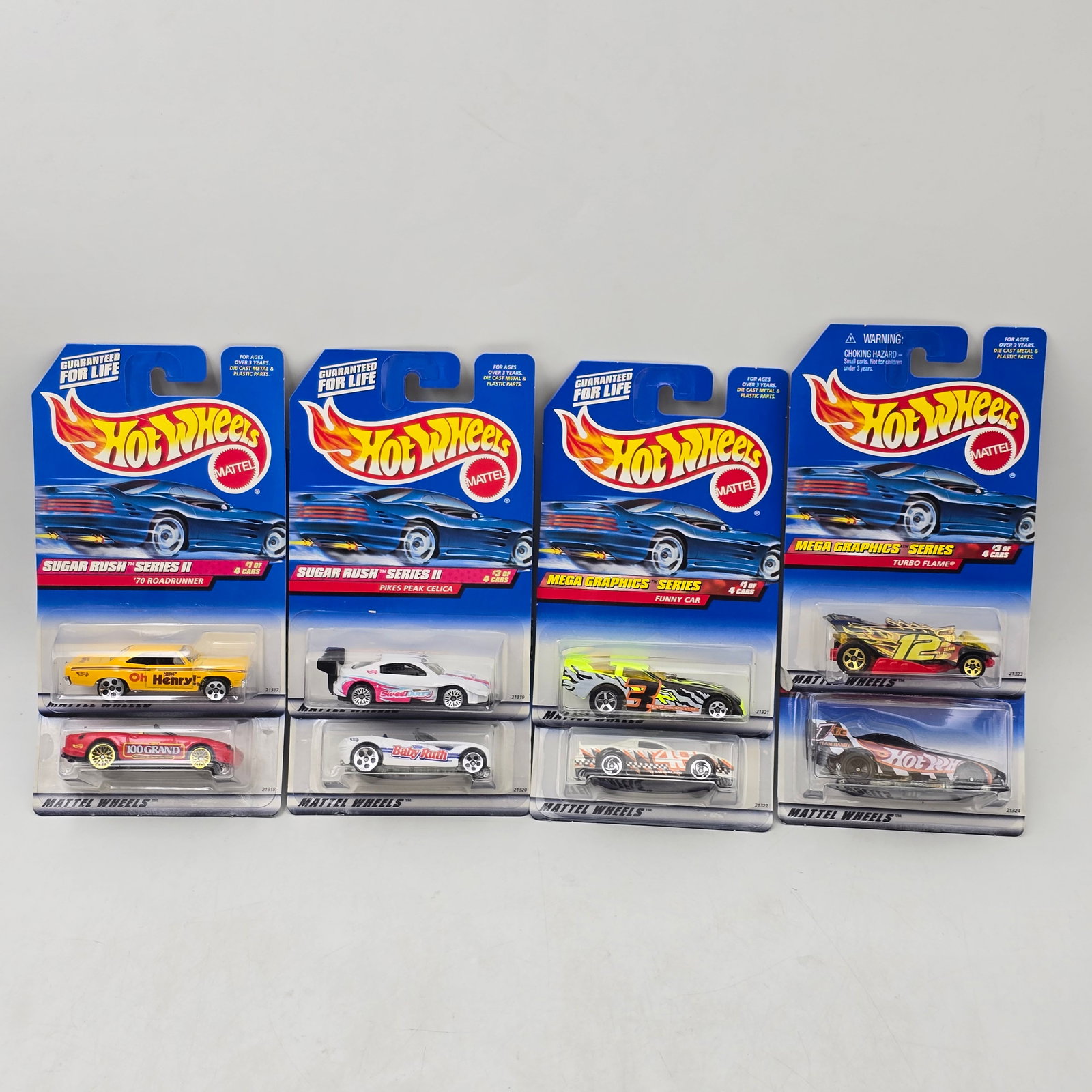 Hot Wheels Mega Graphics & Sugar II Lot of 8 (1 of 7)