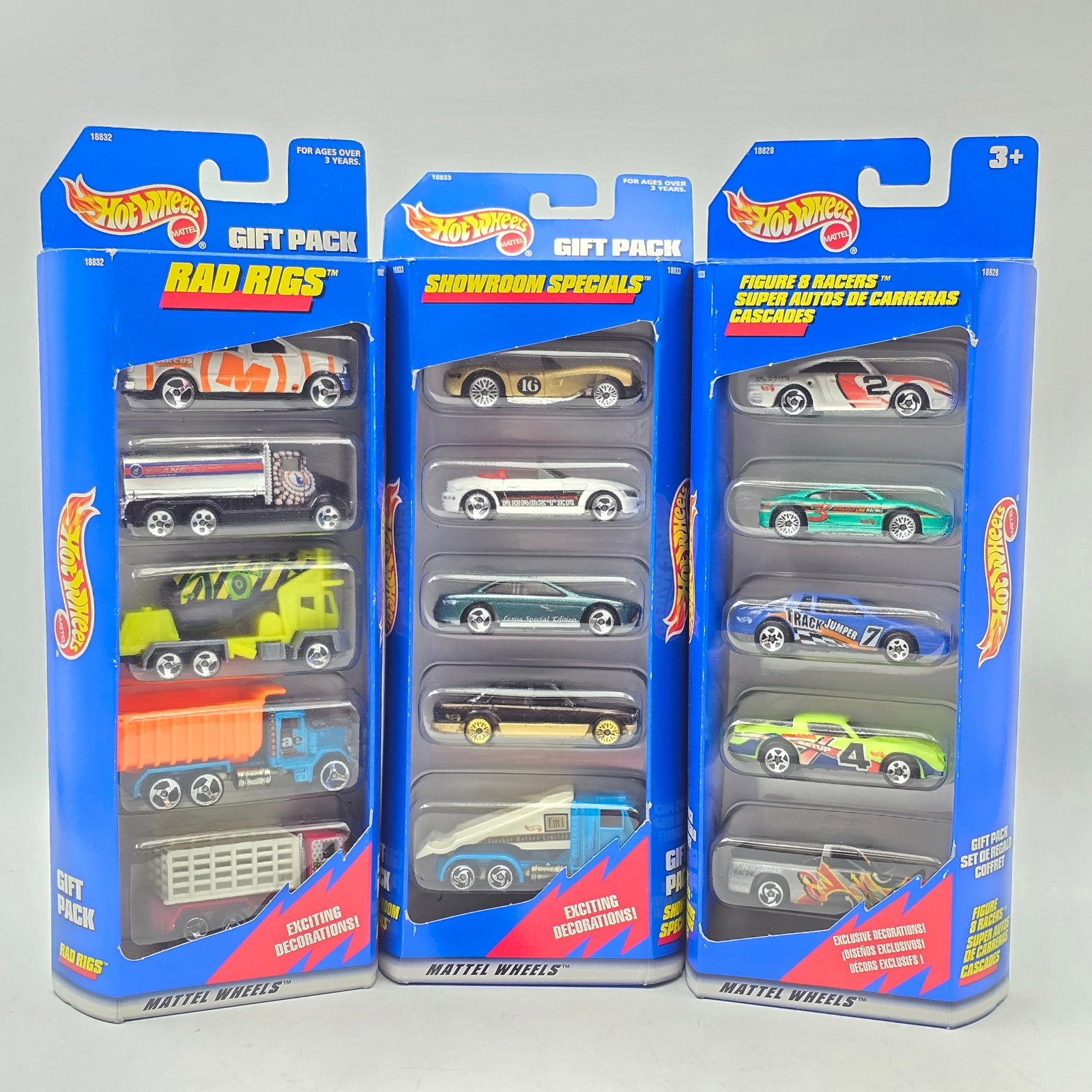 Lot of 3 Hot Wheels 5 Packs (1 of 4)