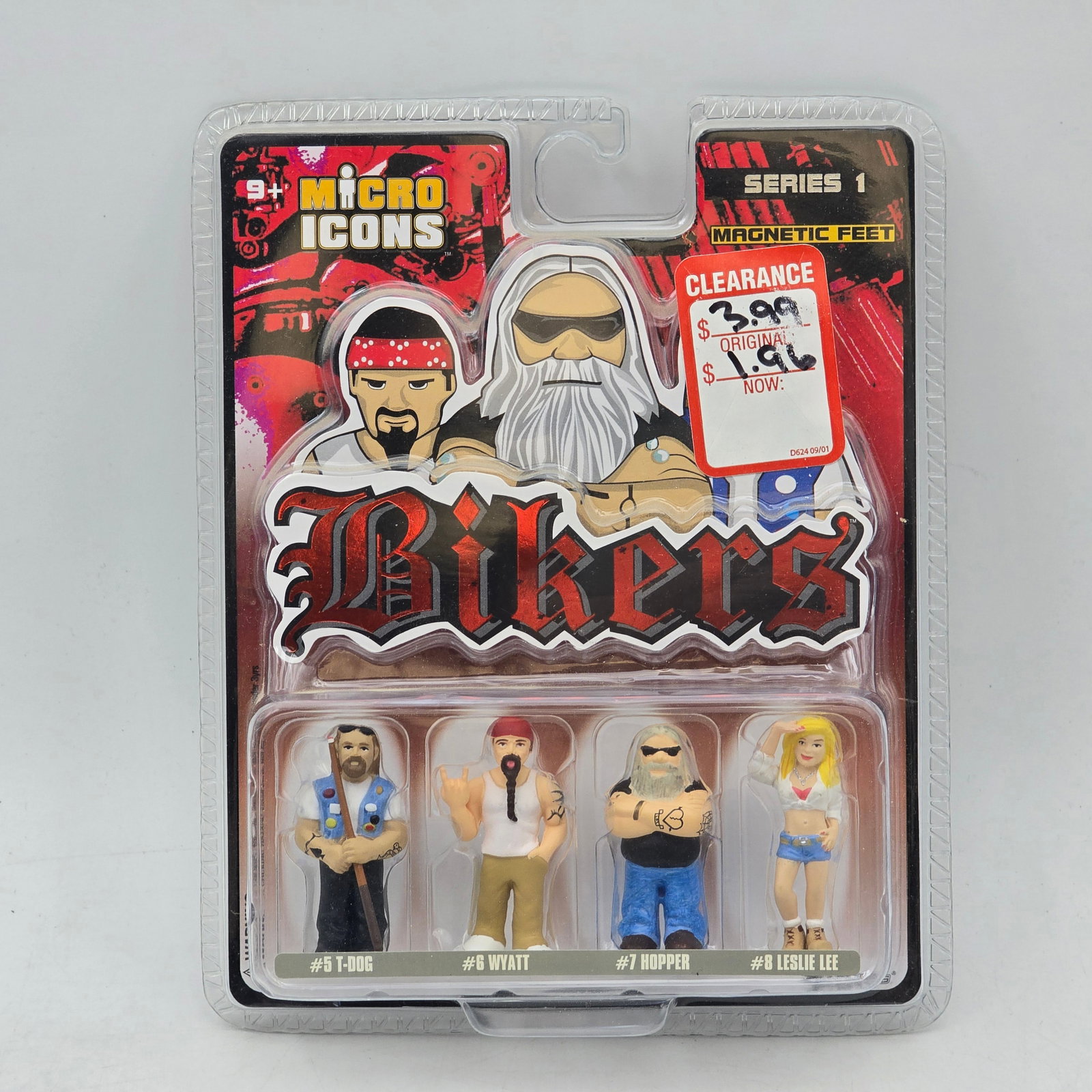 Micro Icons Bikers Magnetic Feet Figures (1 of 4)