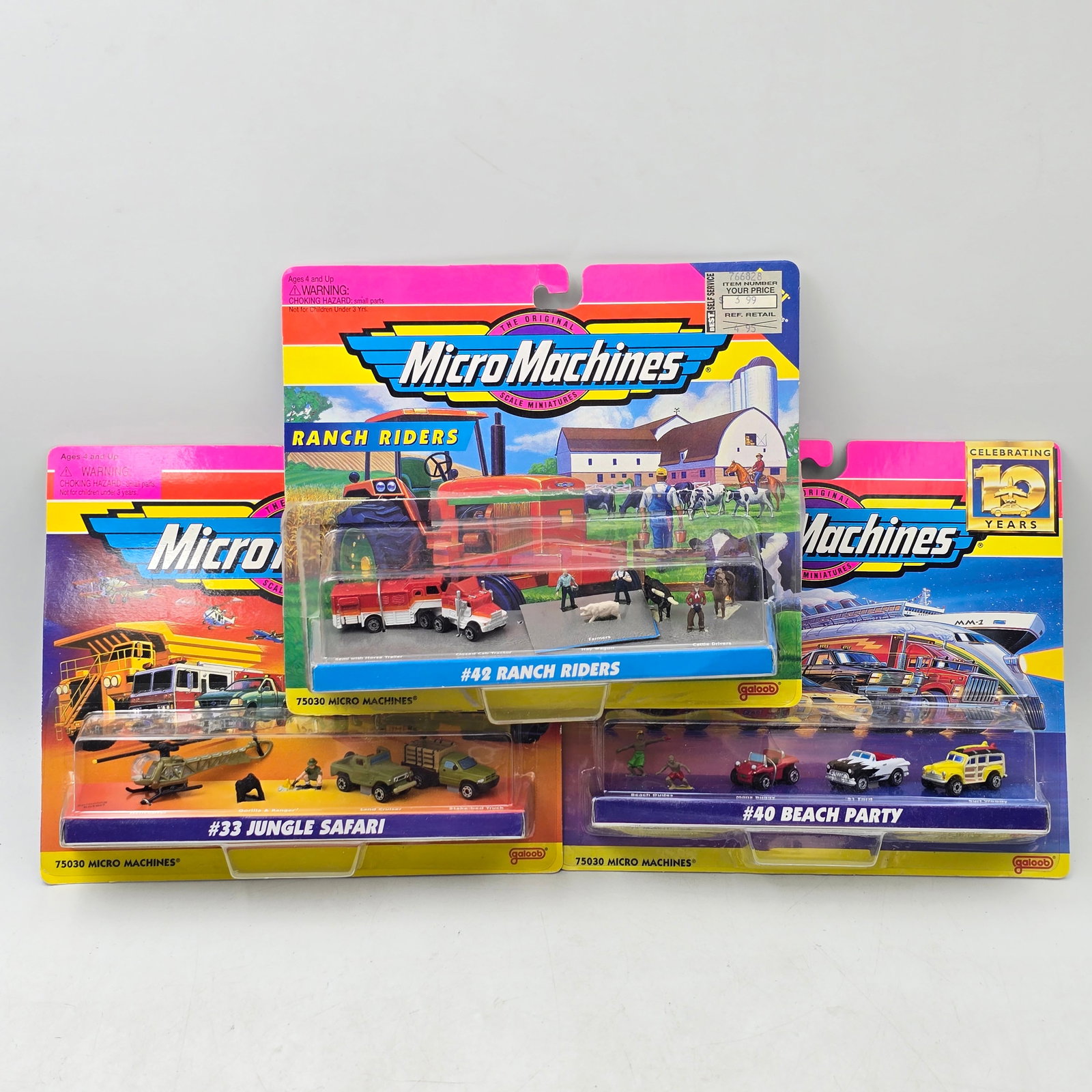 Micro Machines Playsets Lot of 3 (1 of 7)