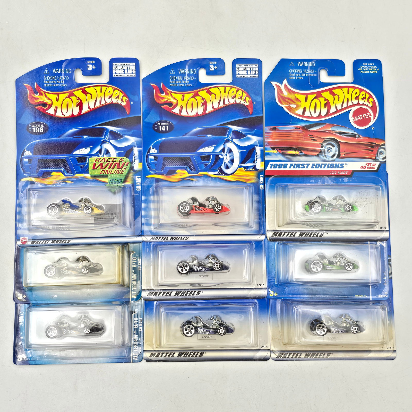 Lot Of 9 Hot Wheels Go Kart Mix (1 of 4)