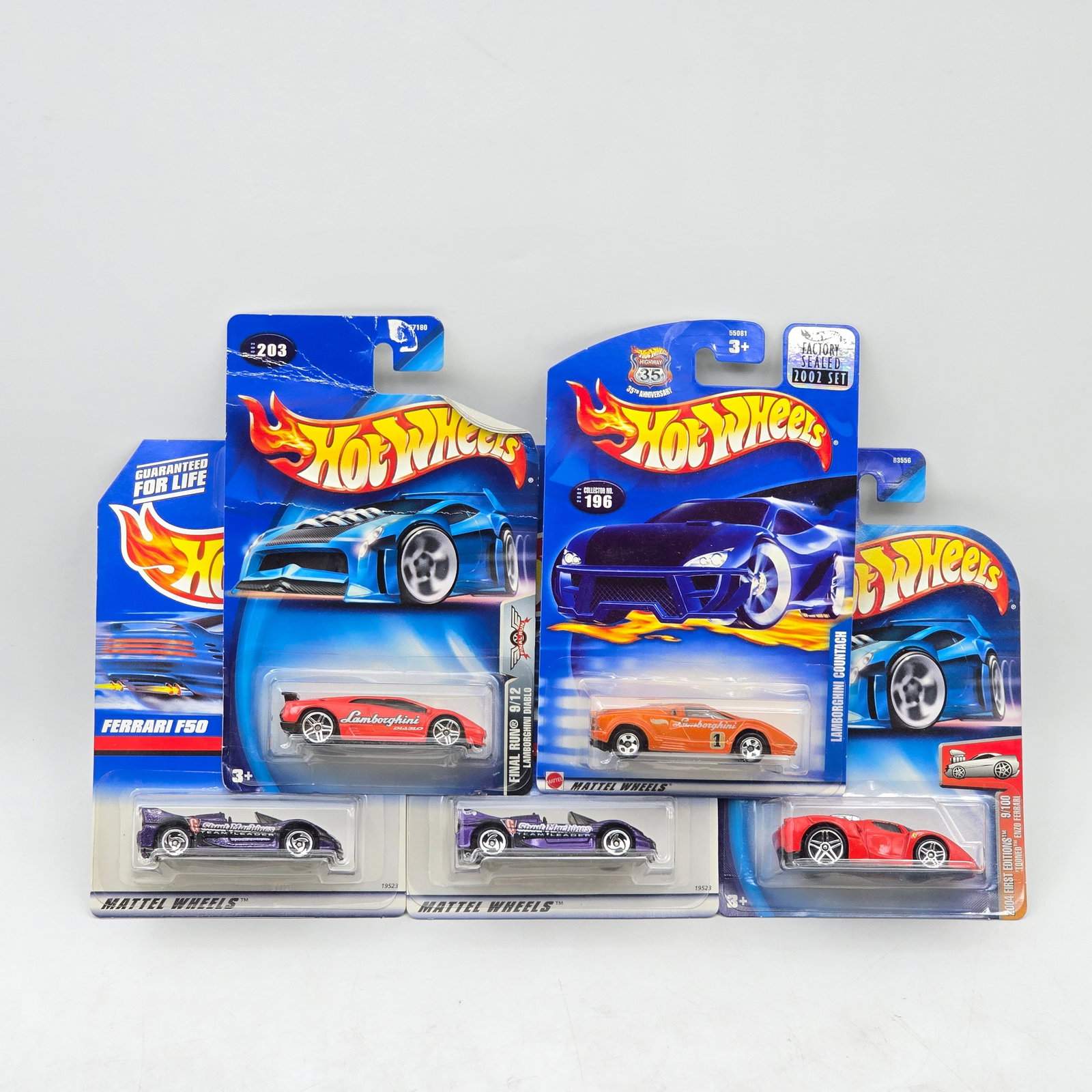 Lot Of 5 Hot Wheels Ferrari & Lamborghini Mix (1 of 6)