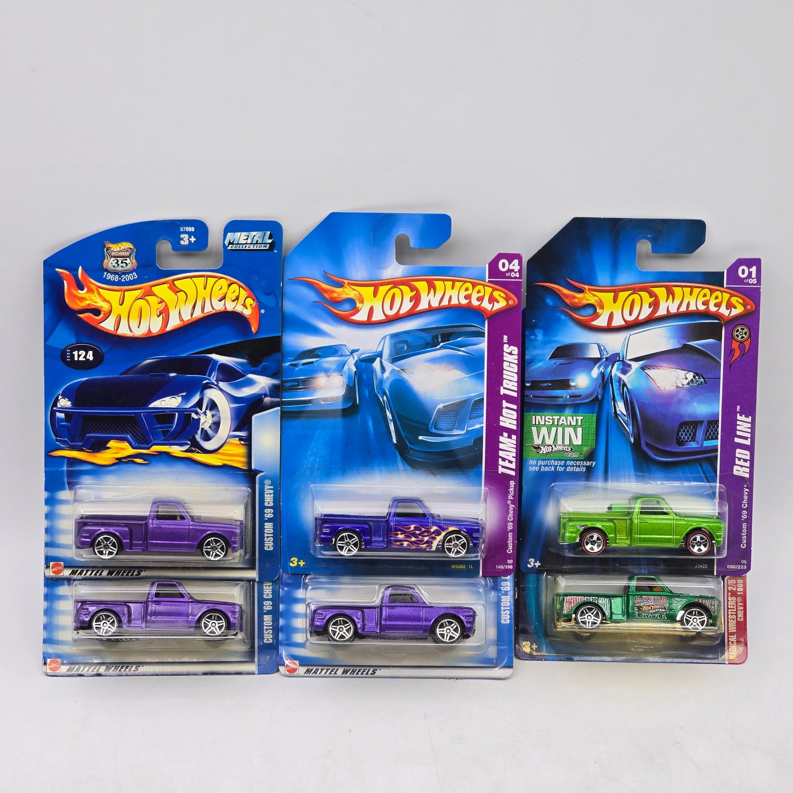 Lot Of 6 Hot Wheels Custom Chevy Pickups (1 of 7)