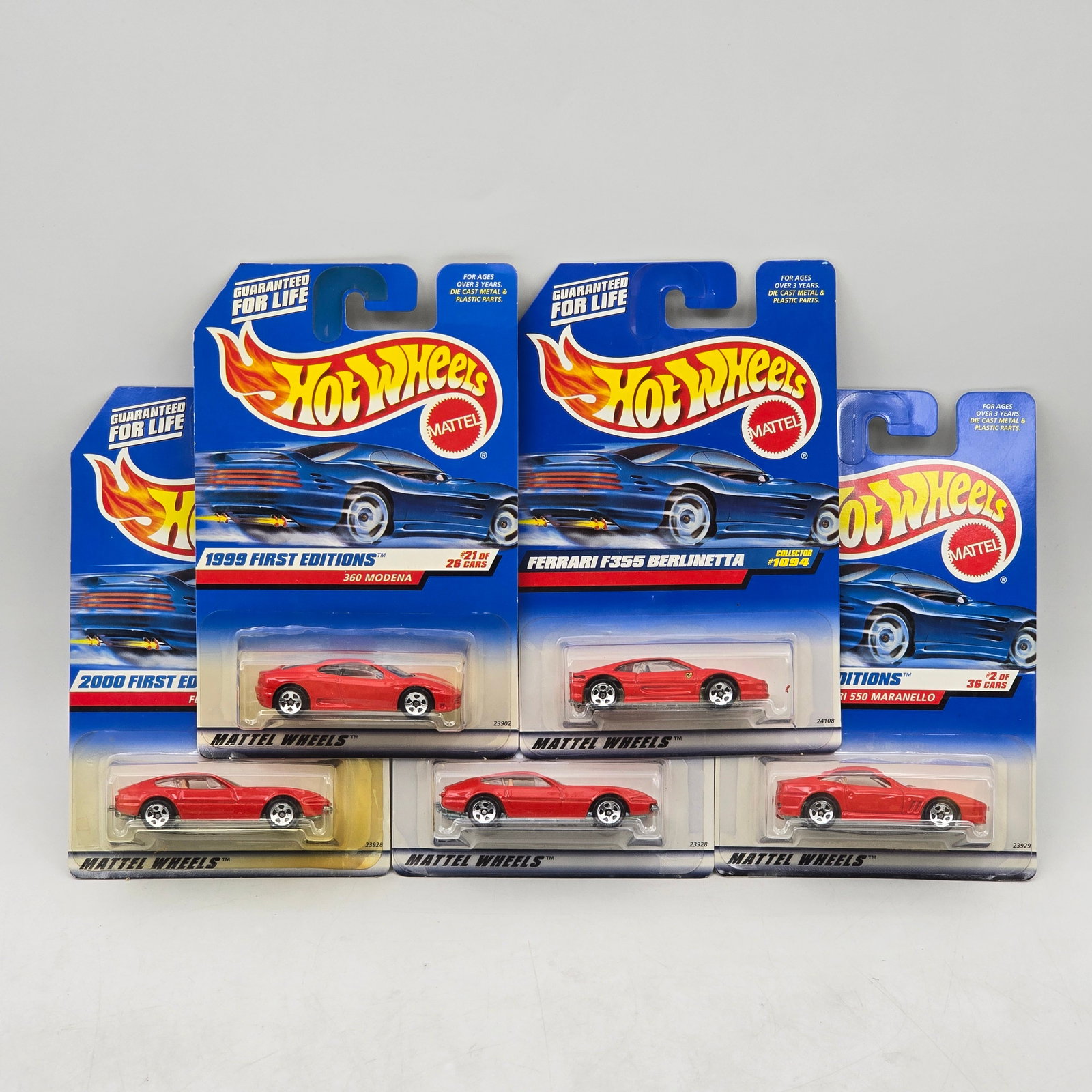 Lot Of 5 Hot Wheels Ferrari Models (1 of 5)