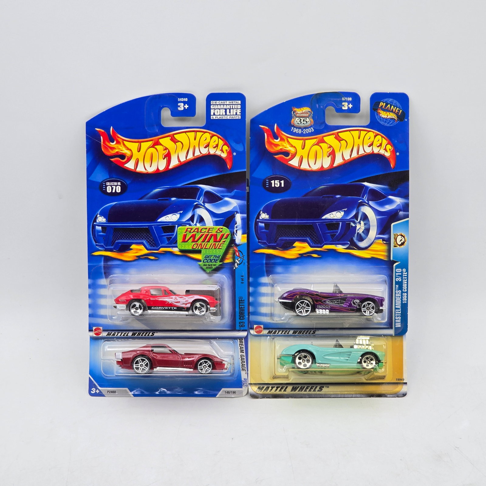 Lot Of 4 Hot Wheels Corvette Models (1 of 6)