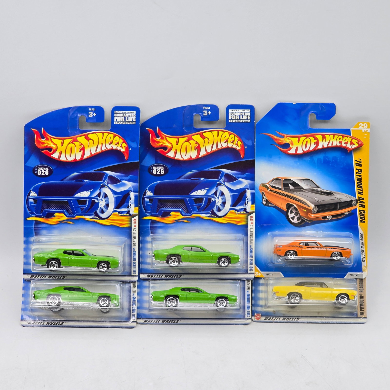 Lot Of 6 Hot Wheels Plymouth Muscle Cars (1 of 6)