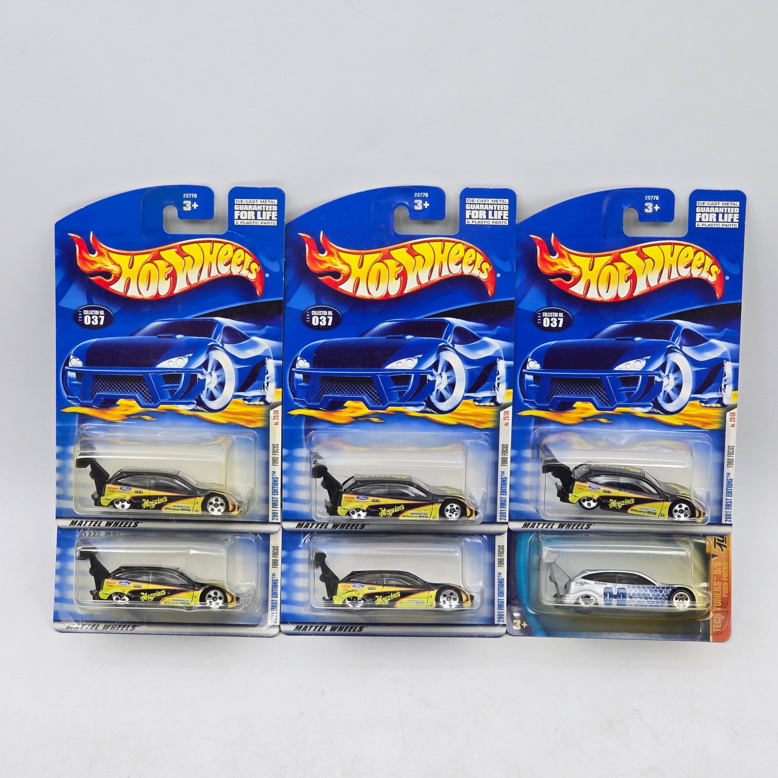 Lot Of 6 Hot Wheels Ford Focus Models (1 of 6)