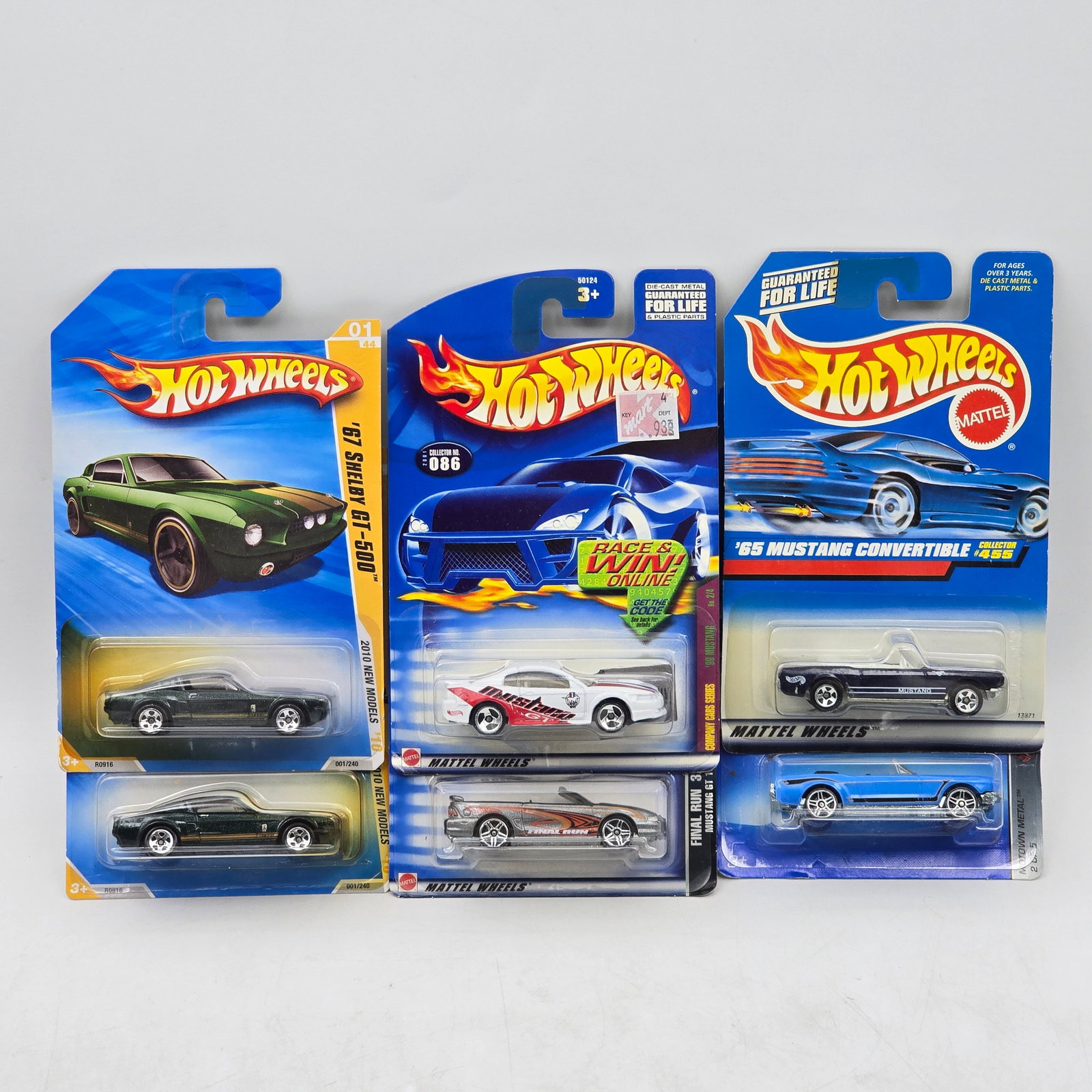 Lot Of 6 Hot Wheels Mustang Models (1 of 6)
