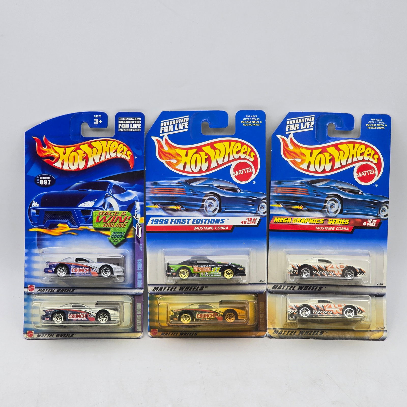 Lot Of 6 Hot Wheels Mustang Cobra Models (1 of 6)