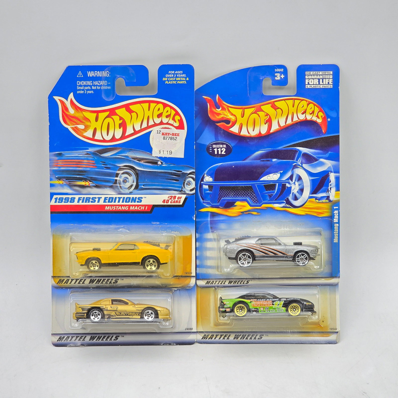 Lot Of 4 Hot Wheels Mustang Models (1 of 7)