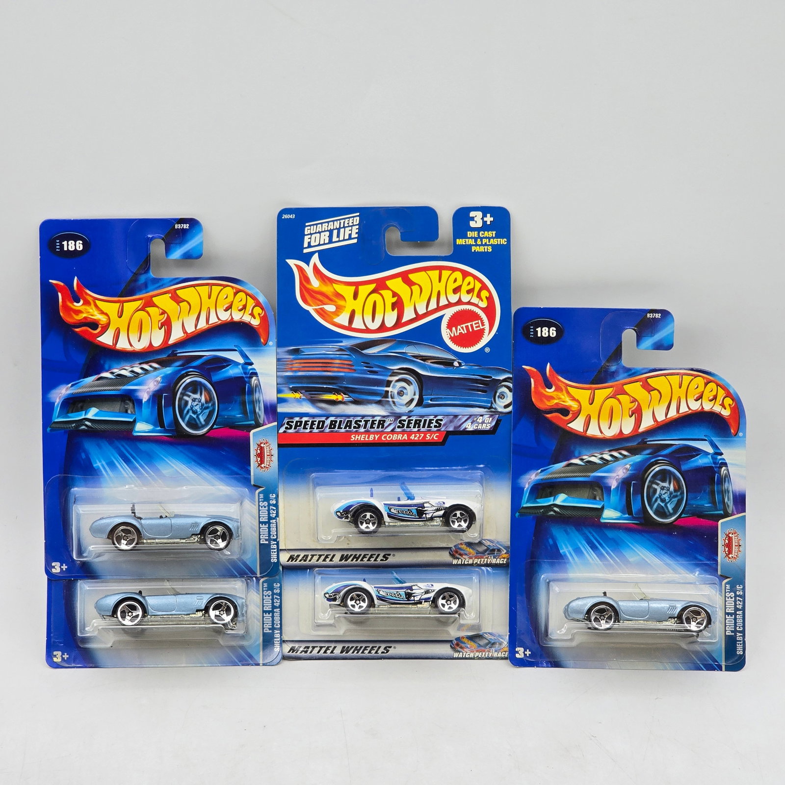 Lot Of 4 Hot Wheels Shelby Cobra 427 S/C Models (1 of 6)